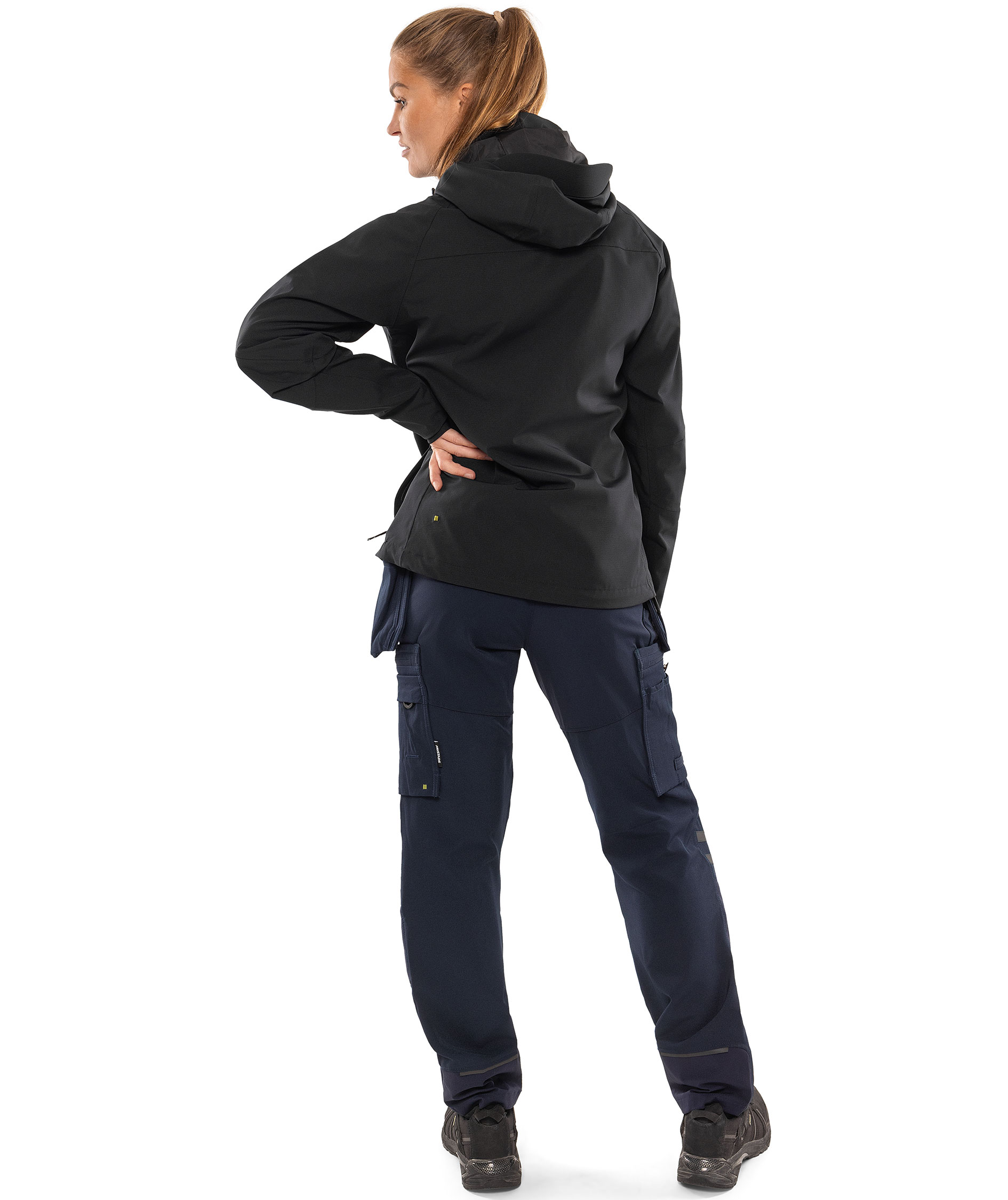 Fristads women's shell jacket 4981 GLS full stretch, Black, large image number 3