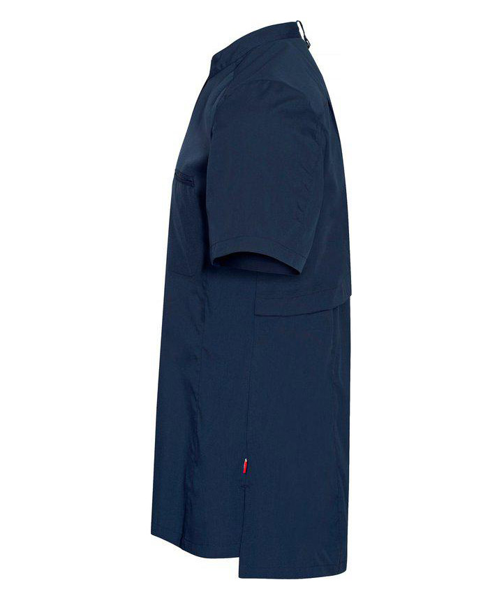 Segers 1006 regular fit kort&aelig;rmet kokkeskjorte, Navy, large image number 3