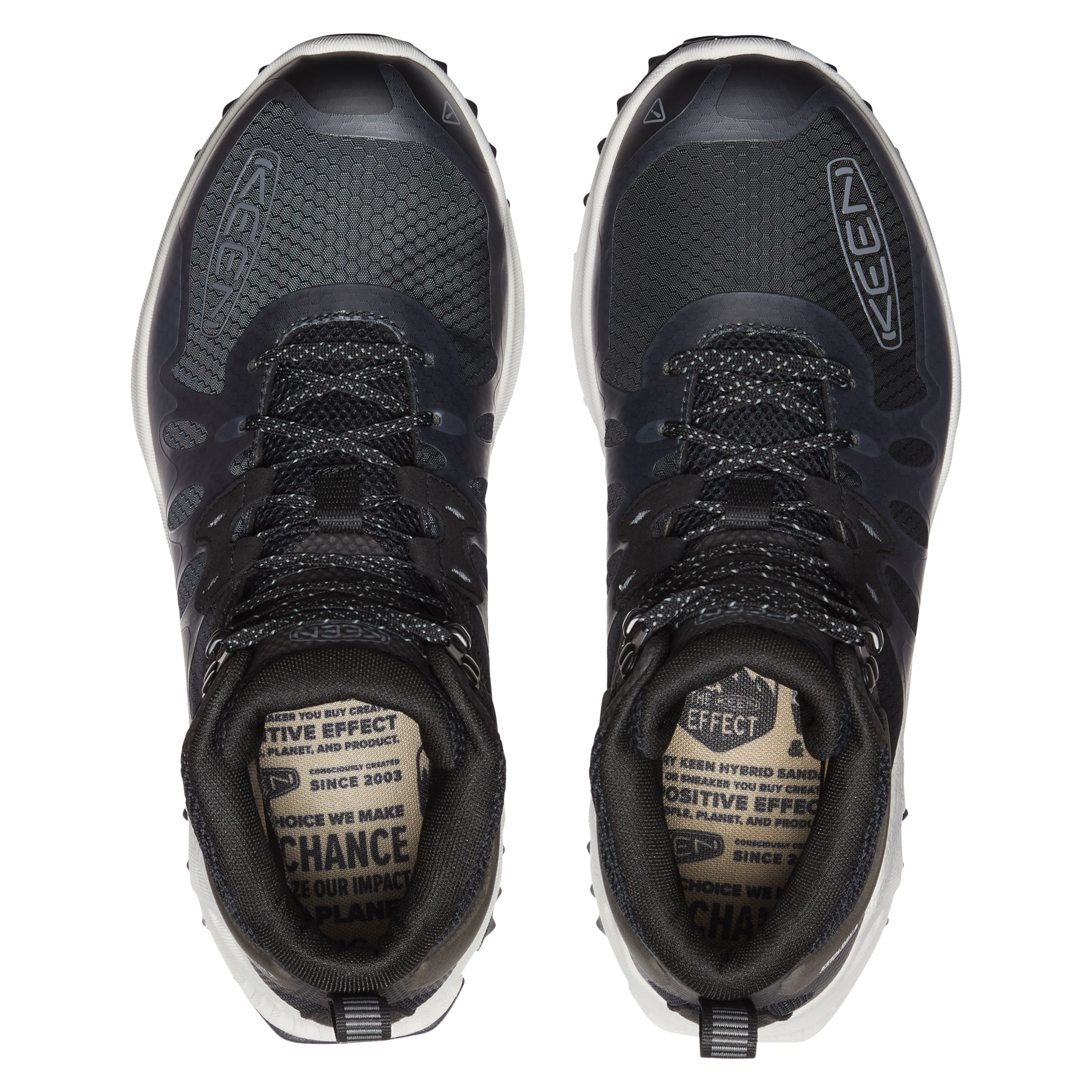 Keen Zionic Mid WP hiking boots, Black/Steel Grey, large image number 3