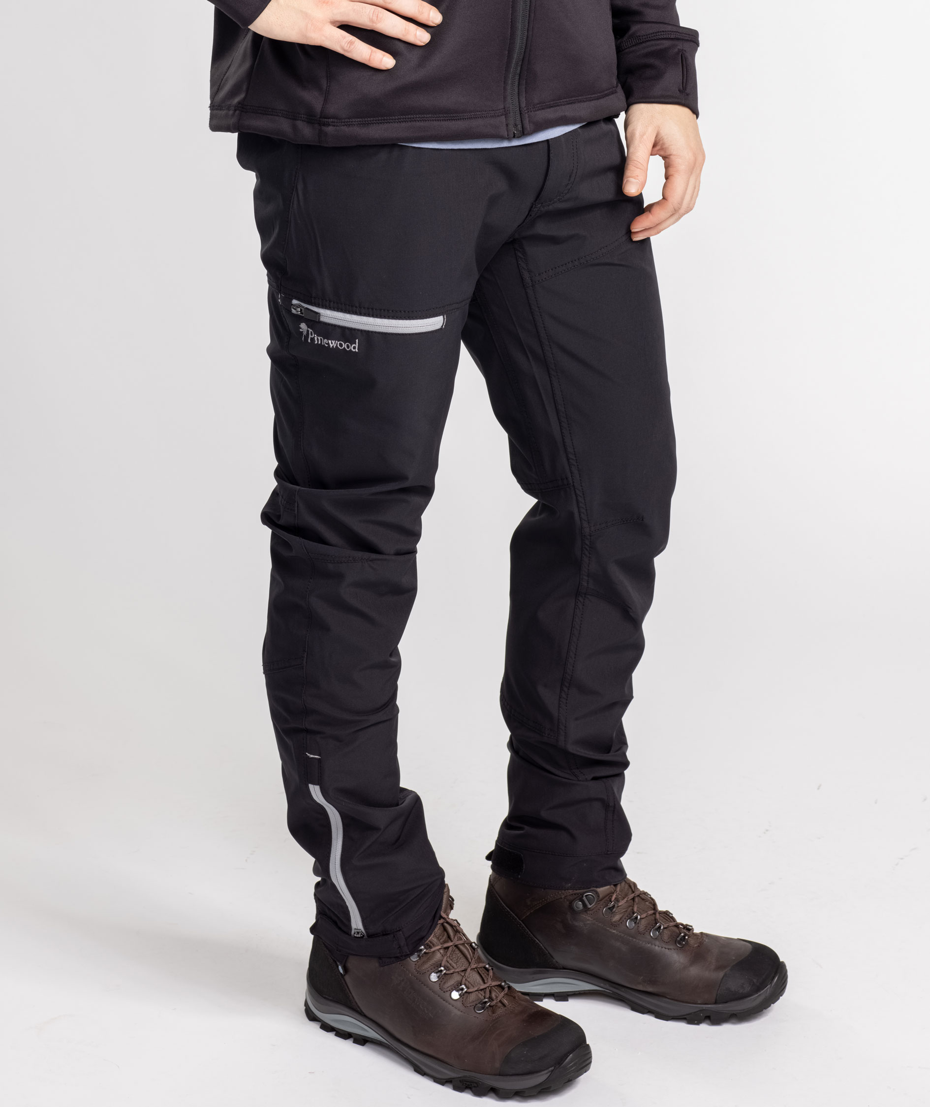Pinewood&nbsp;Finnveden Trail stretch bukser, Sort, large image number 3