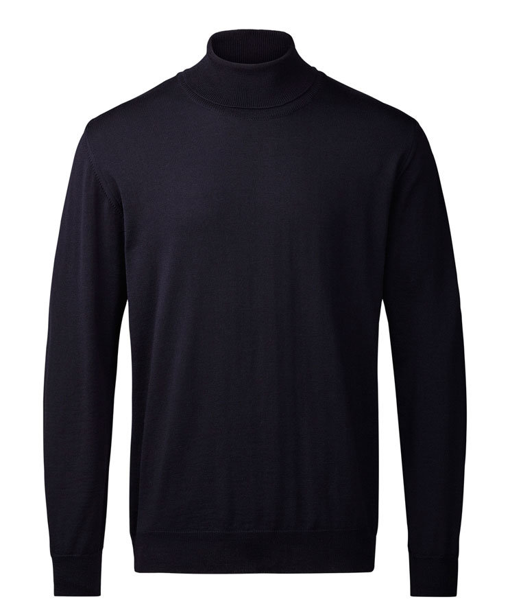 Clipper Milan tr&ouml;ja/polotr&ouml;ja med merinoull, Navy