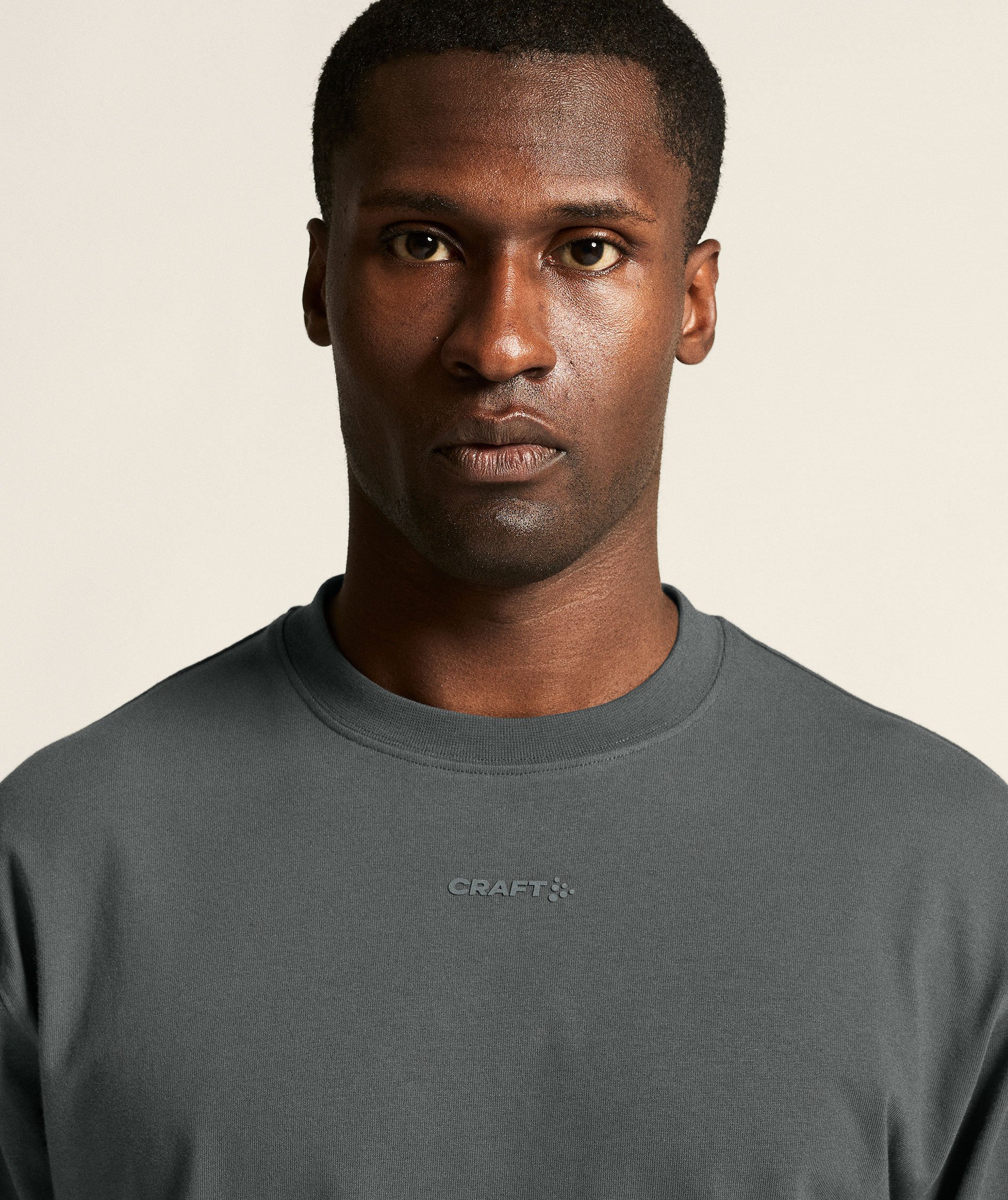 Craft Frequent Heavy l&aring;ng&auml;rmad T-shirt, Lava, large image number 3