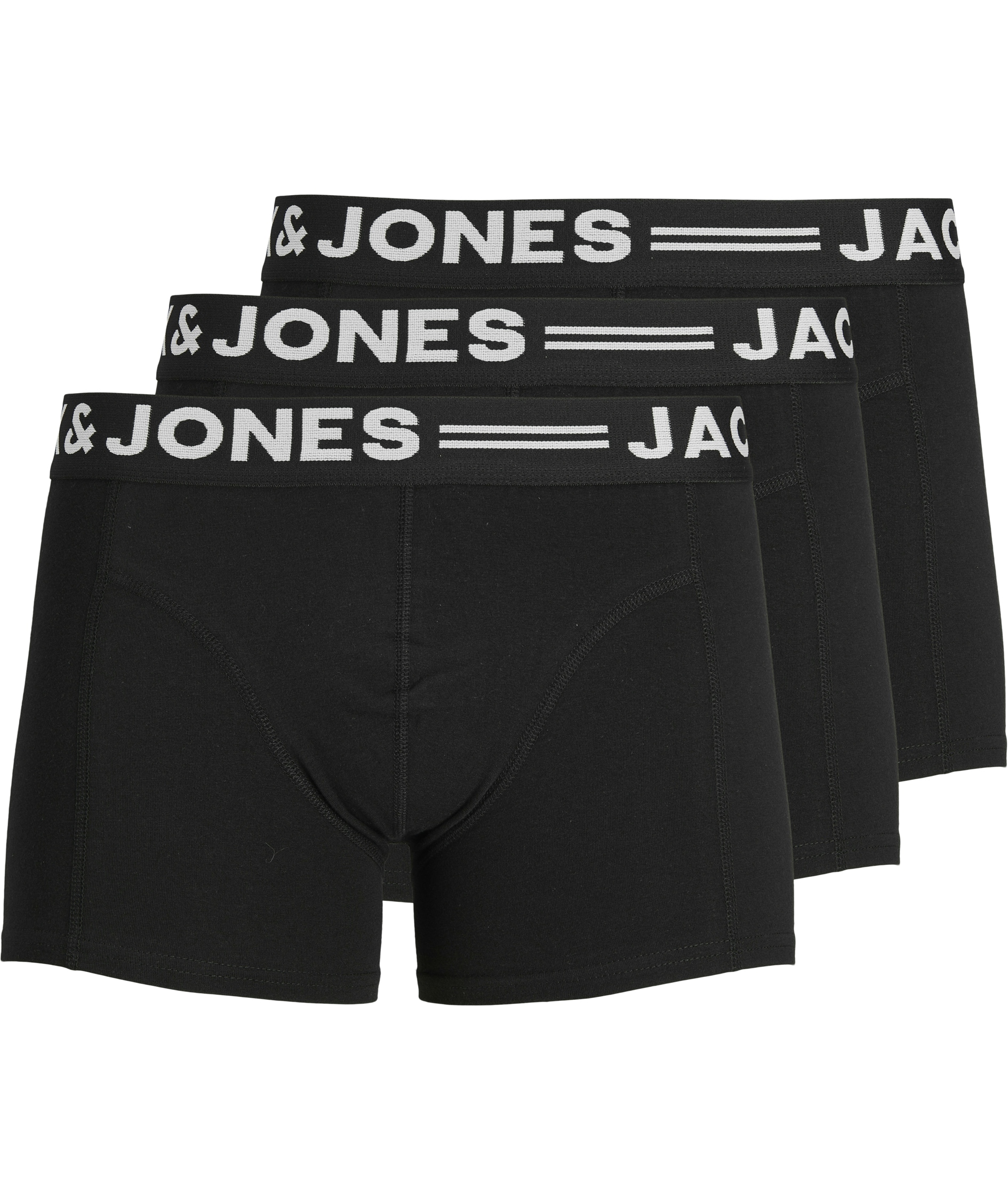 Jack & Jones Sense 3-pack kalsonger, Svart