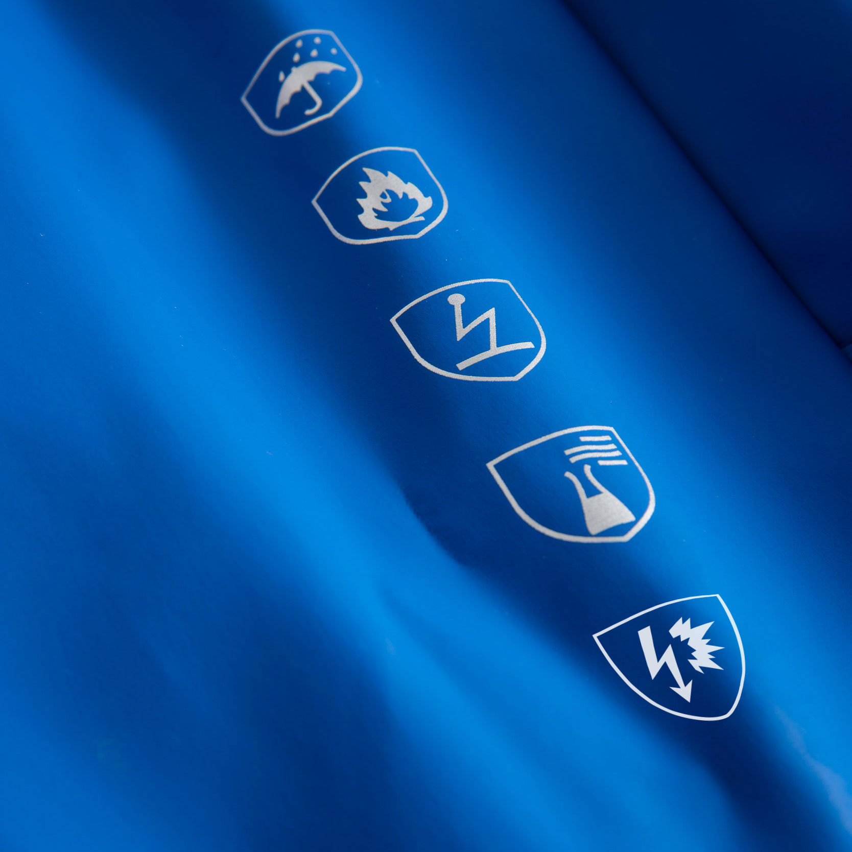 Lyngs&oslash;e Multinorm regnoveralls, Kongebl&aring;, large image number 3