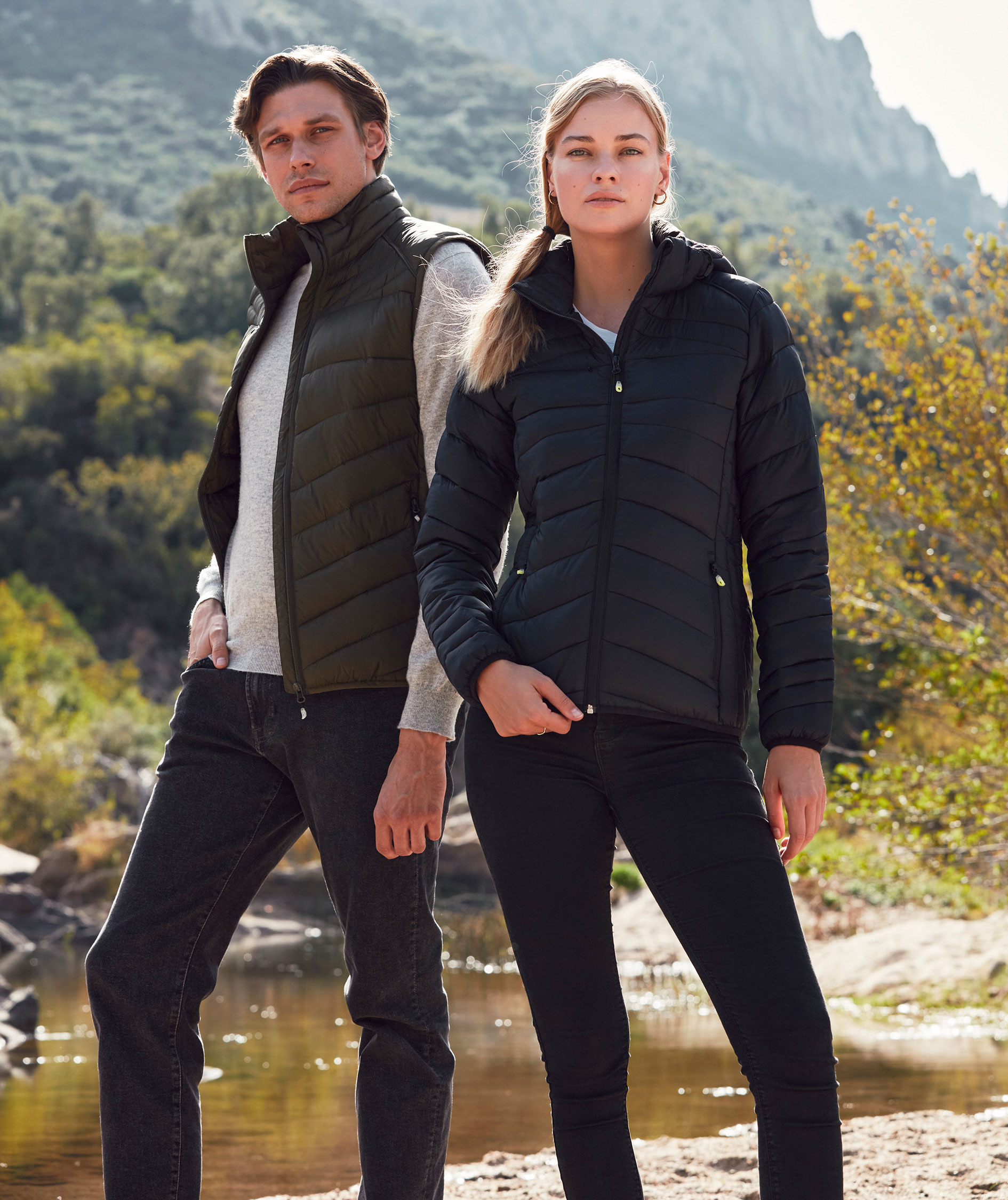 Clique Idaho dame vattert jakke, Dark navy, large image number 5