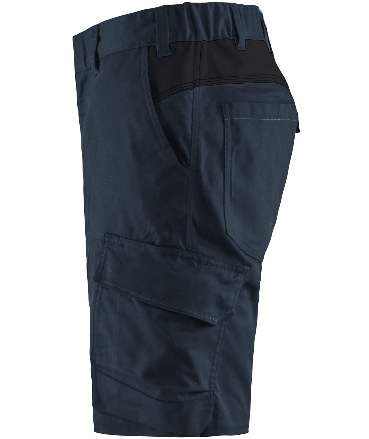 Bl&aring;kl&auml;der arbejdsshorts, M&oslash;rk Marinebl&aring;/Sort, large image number 2