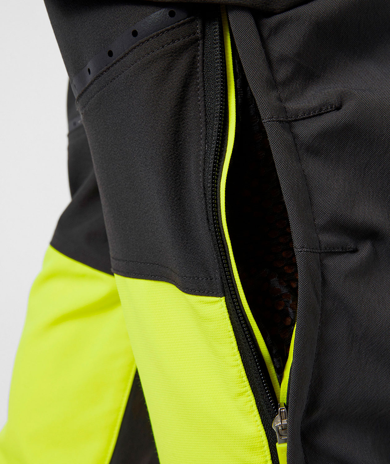 Helly Hansen ICU BRZ service trousers full stretch, Ebony/Hi-Vis Yellow, large image number 4