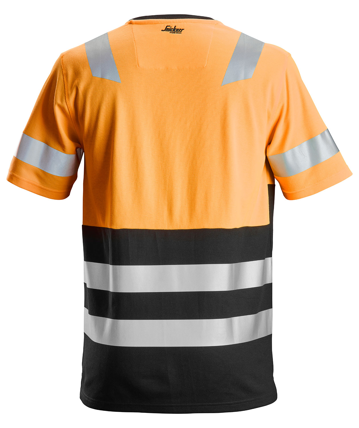 Snickers AllroundWork T-shirt 2534, Hi-Vis Orange/Sort, large image number 1