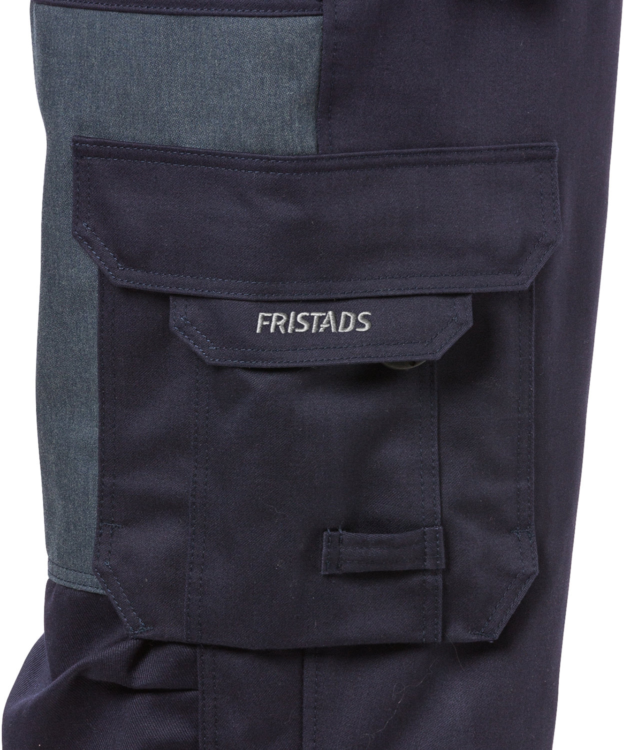 Fristads Flame work trousers 2587, Hi-Vis yellow/marine, large image number 3