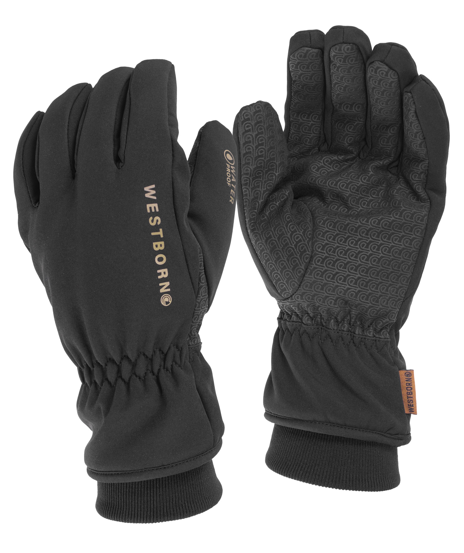 Westborn vandt&aelig;tte handsker, Black
