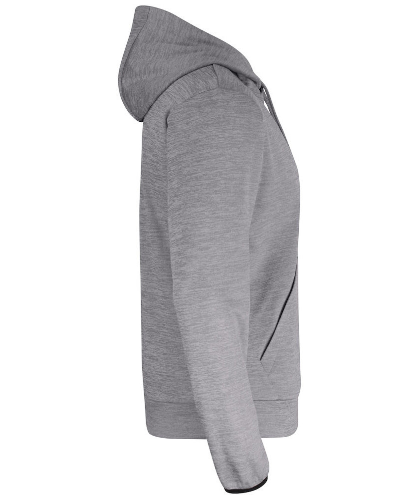 Clique Oakdale hoodie, Grey Melange, large image number 2