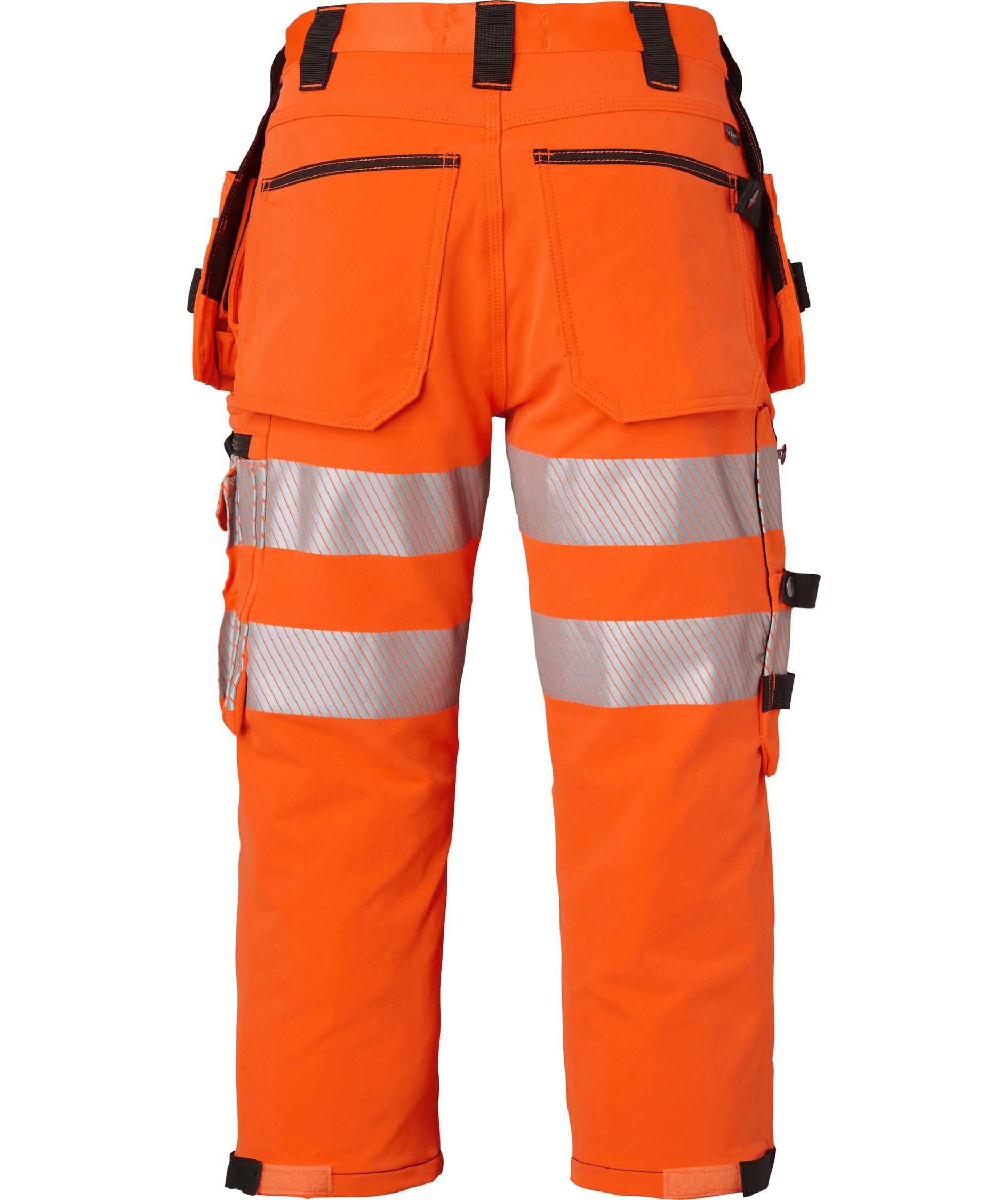 Top Swede hantverkspiratbyxa 314 full stretch, Varsel Orange/Svart