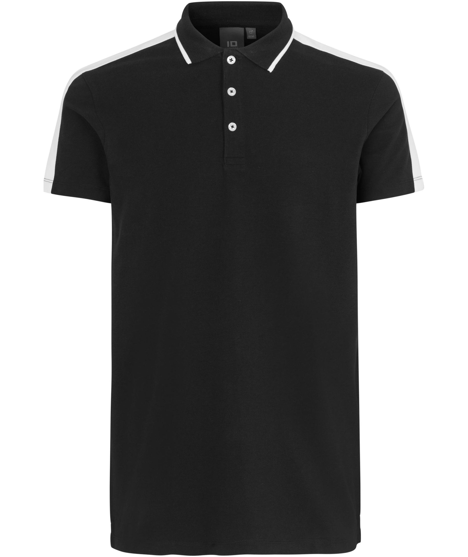 ID polo T-skjorte, Svart