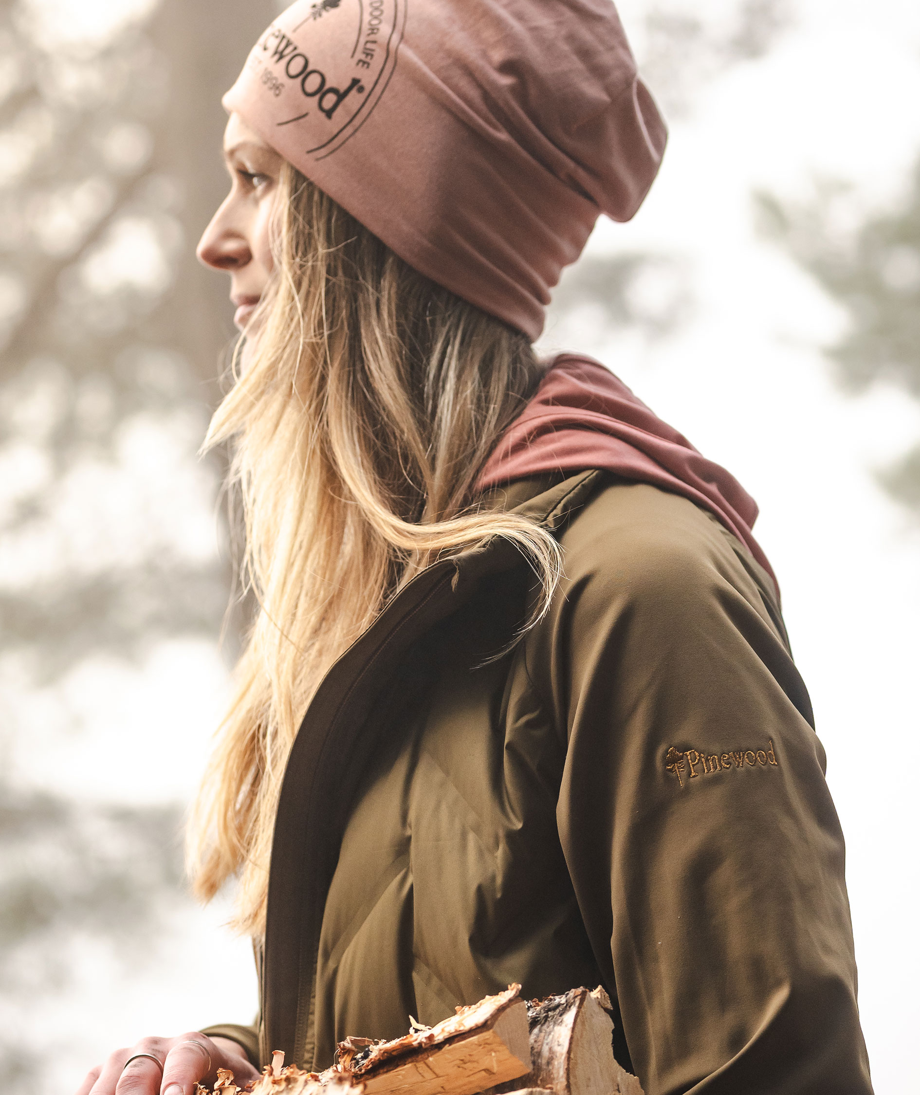 Pinewood&nbsp;Abisko Insulation dame hybridjakke, Olive green, large image number 5