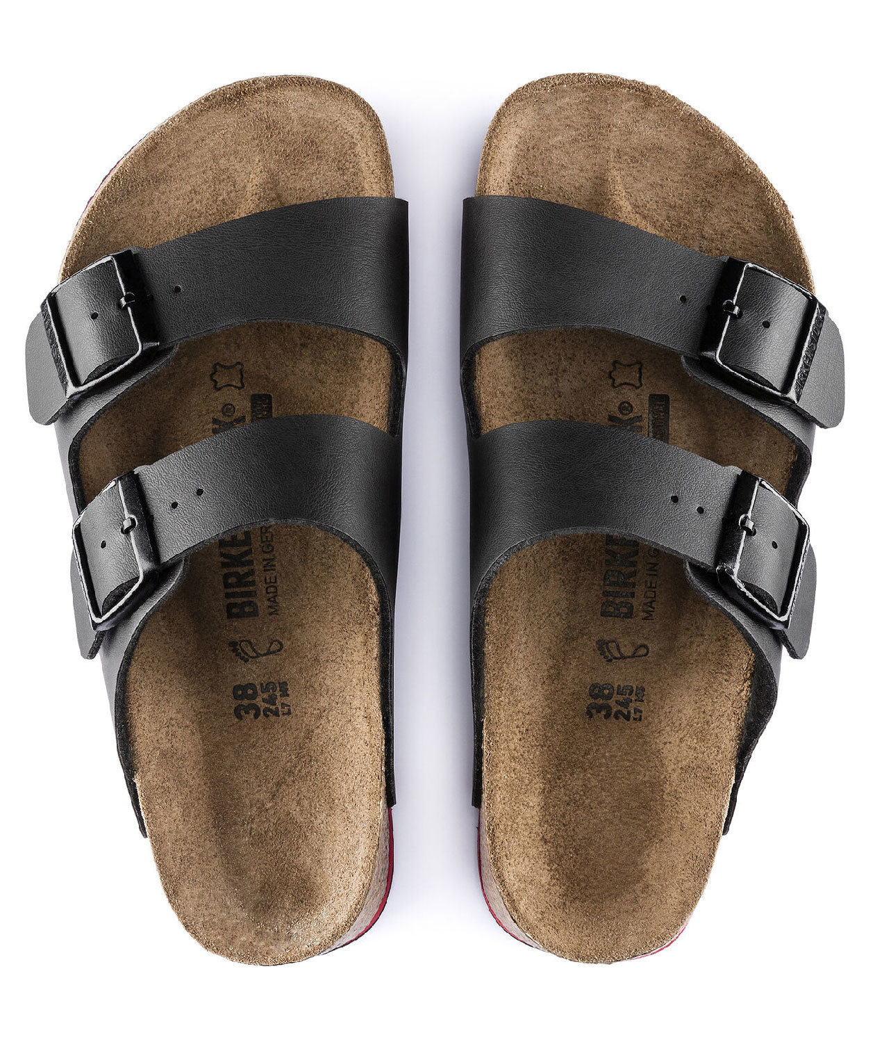 Birkenstock Arizona Narrow Fit sandaler, Black, large image number 2