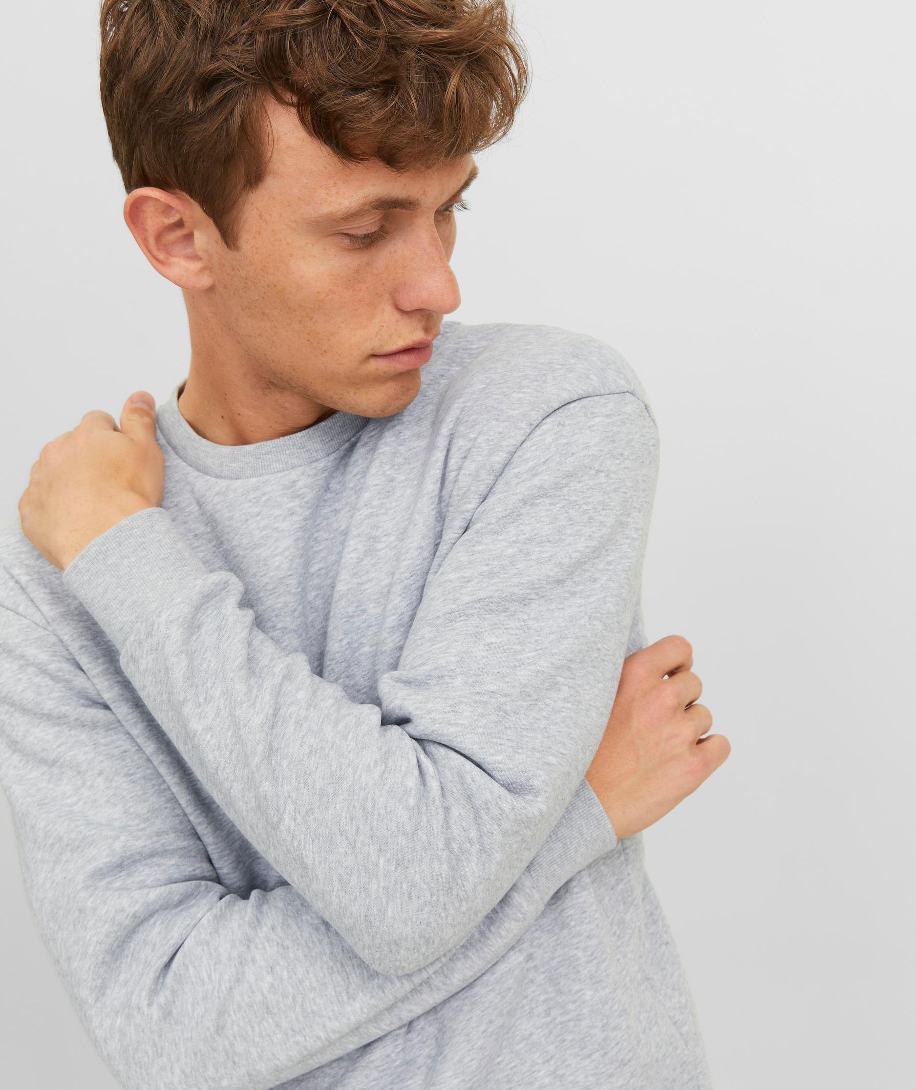 Jack & Jones JJEBRADLEY sweatshirt, Light Grey Melange, large image number 2