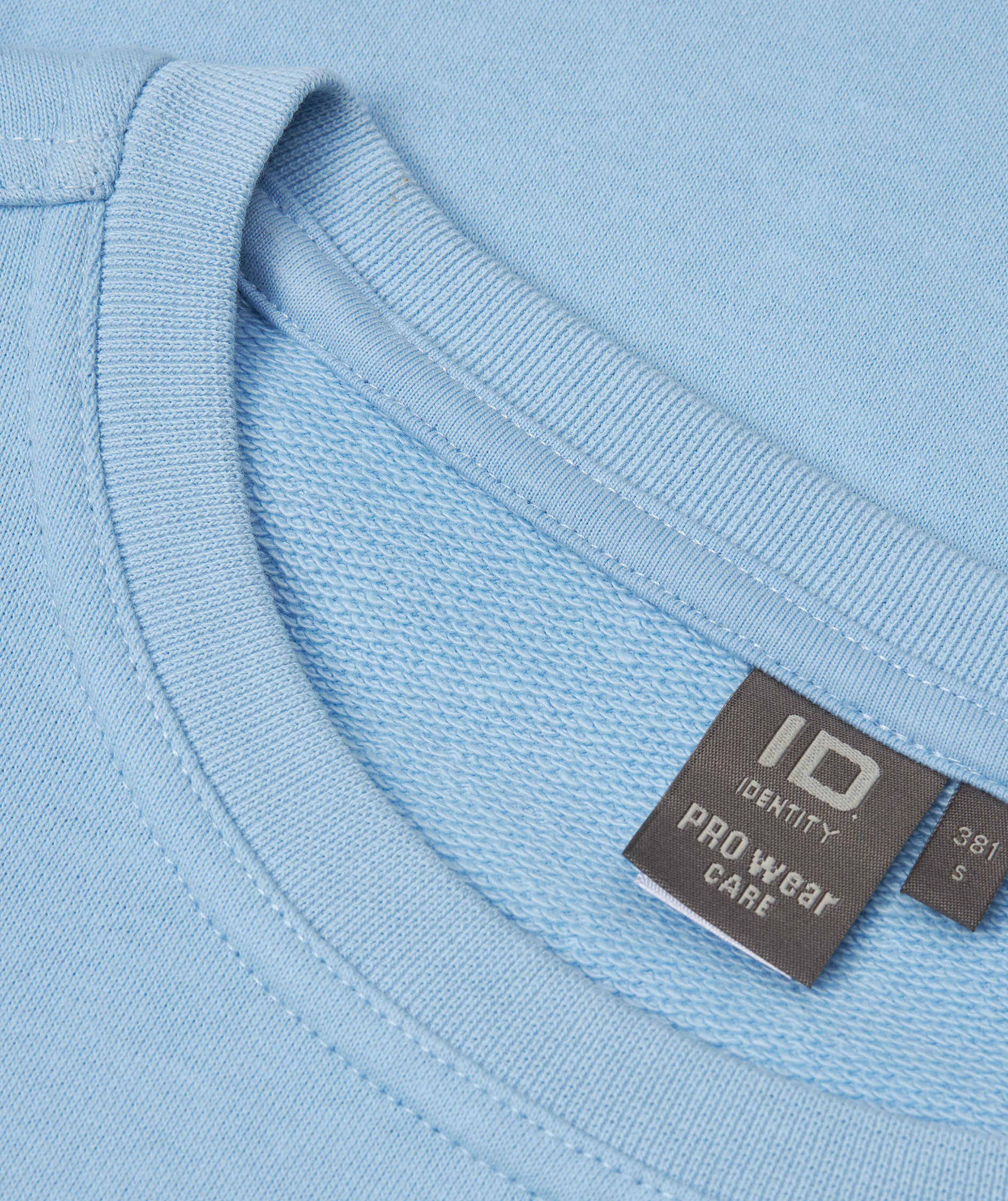 ID Pro Wear CARE dame collegegenser, Lys Bl&aring;, large image number 3