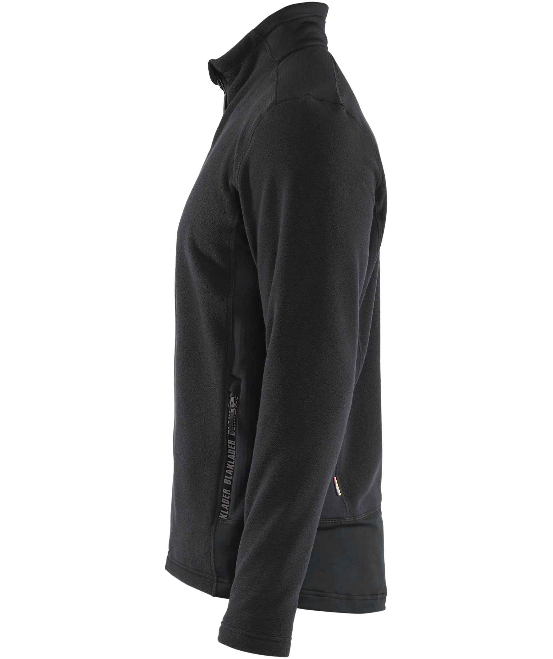 Bl&aring;kl&auml;der Unite microfleece sweater, Black/Medium grey, large image number 3