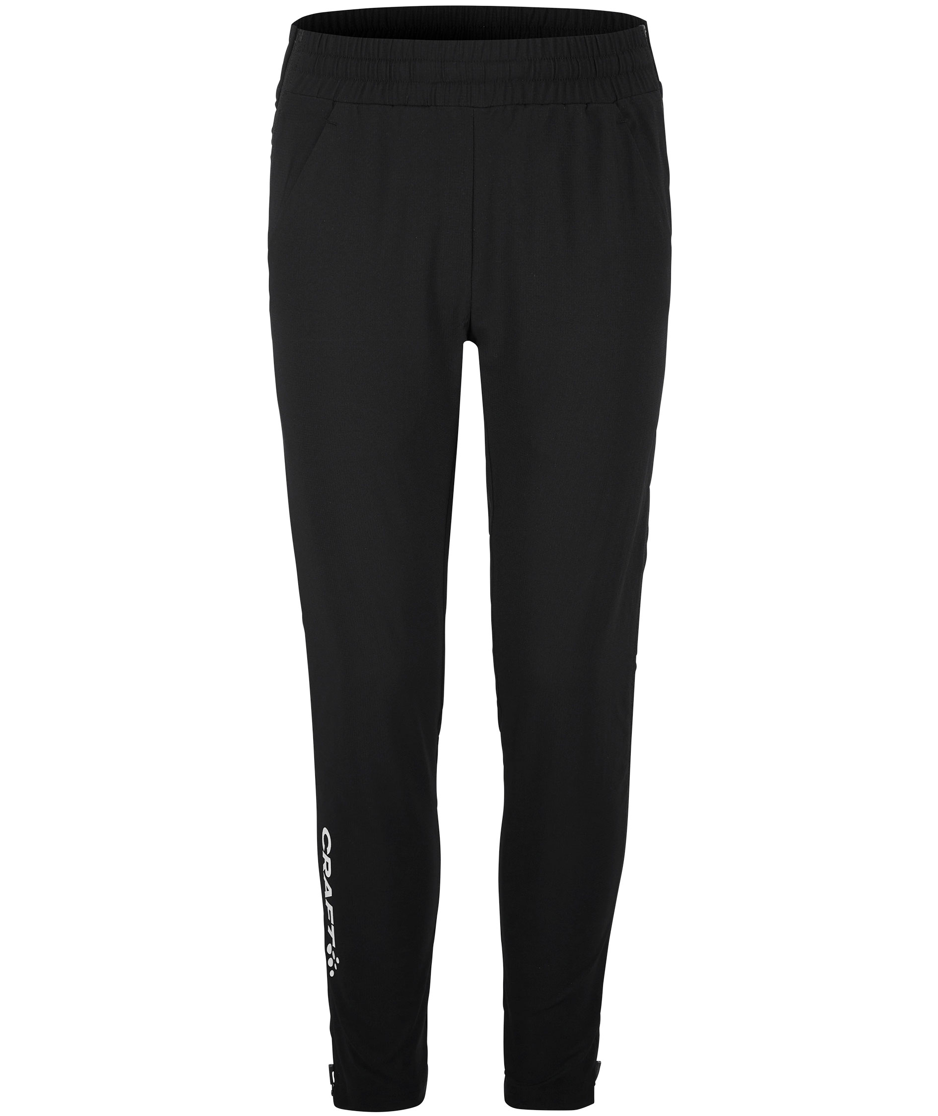 Craft Rush 2.0 Full Zip tr&auml;ningsbyxor till barn, Black