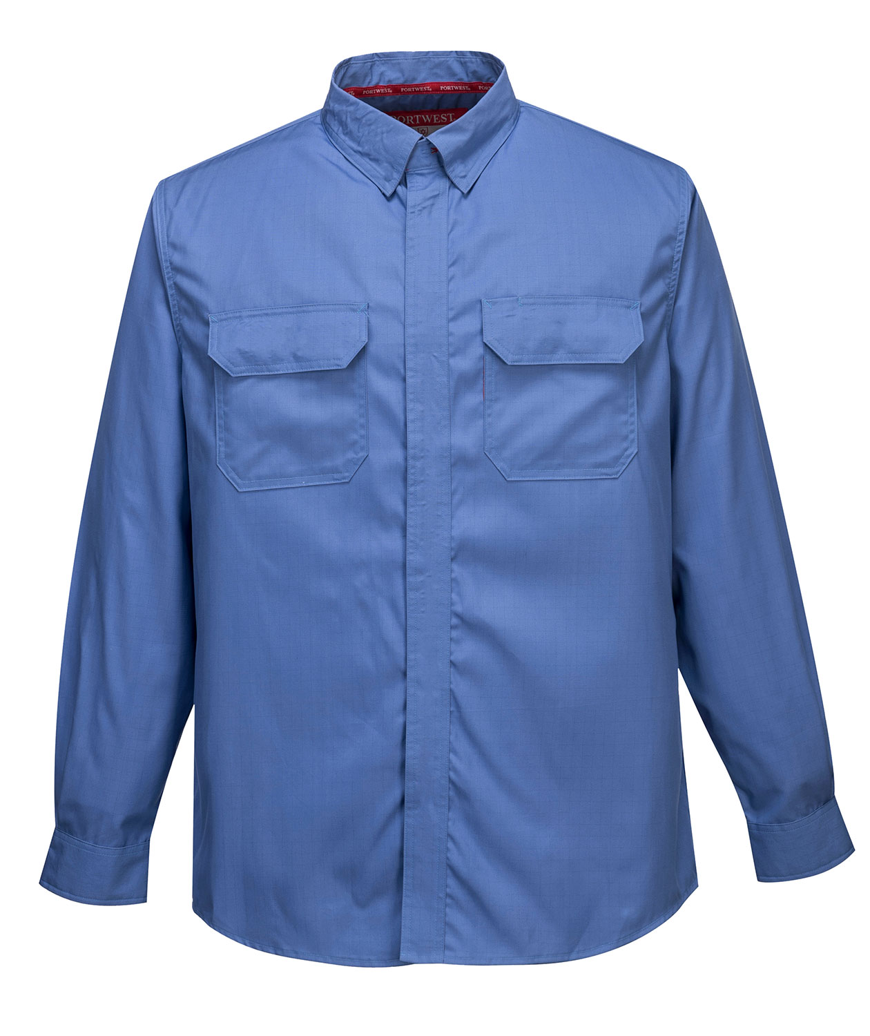 Portwest BizFlame Plus Arbeitshemd, Blau