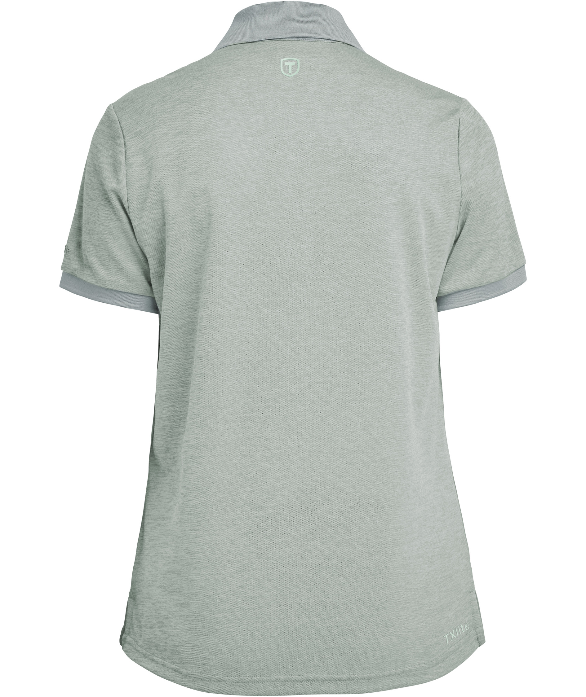 Tenson TXlite Melange dame polo T-skjorte, Grey Green, large image number 2