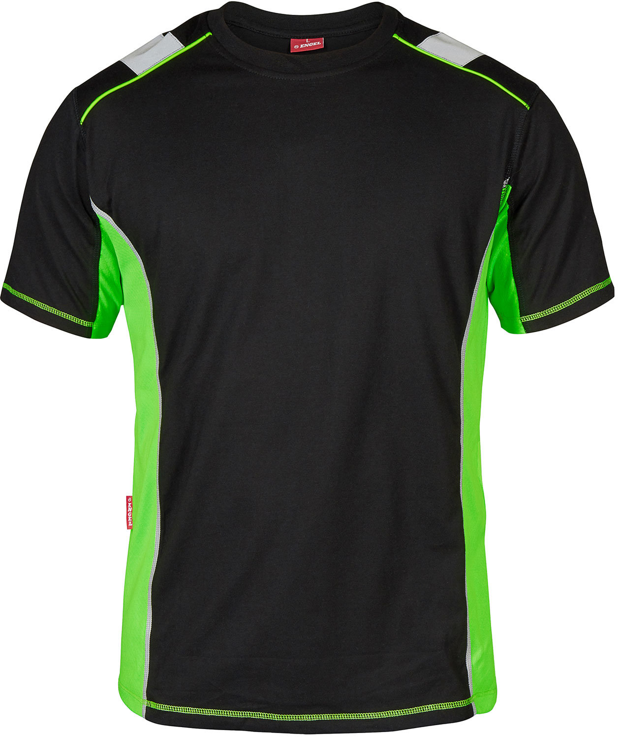 Engel Cargo T-skjorte, Svart/Gr&oslash;nn, Svart/Gr&oslash;nn, swatch