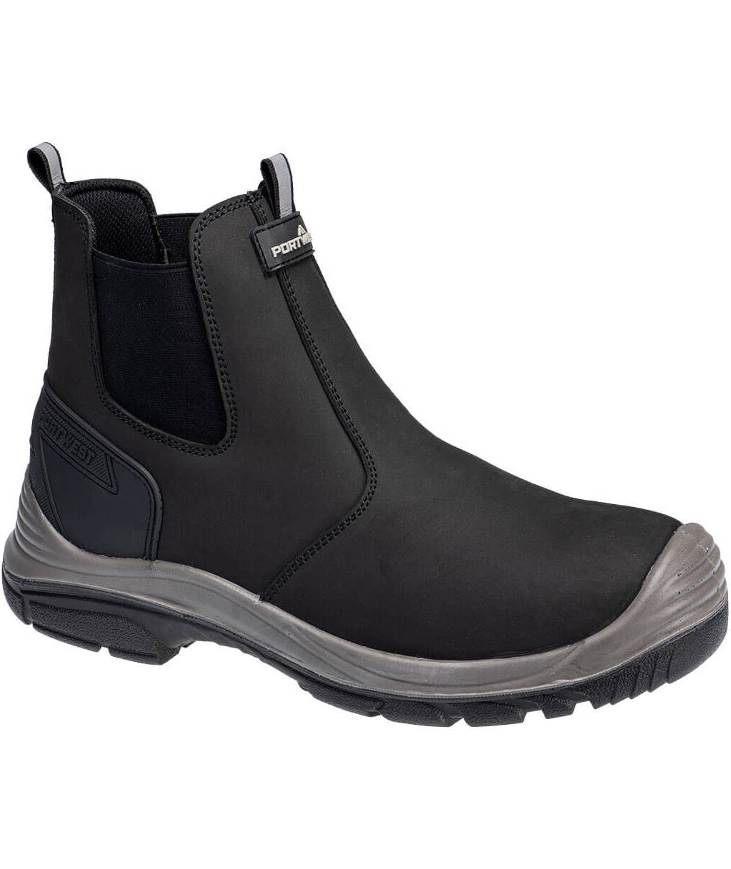 Portwest FV02 Rafter Dealer Sicherheitsstiefeletten S7, Schwarz/Grau