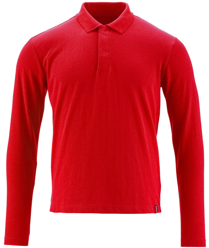 Mascot Crossover langermet polo T-skjorte, Signalr&oslash;d, Signalr&oslash;d, swatch