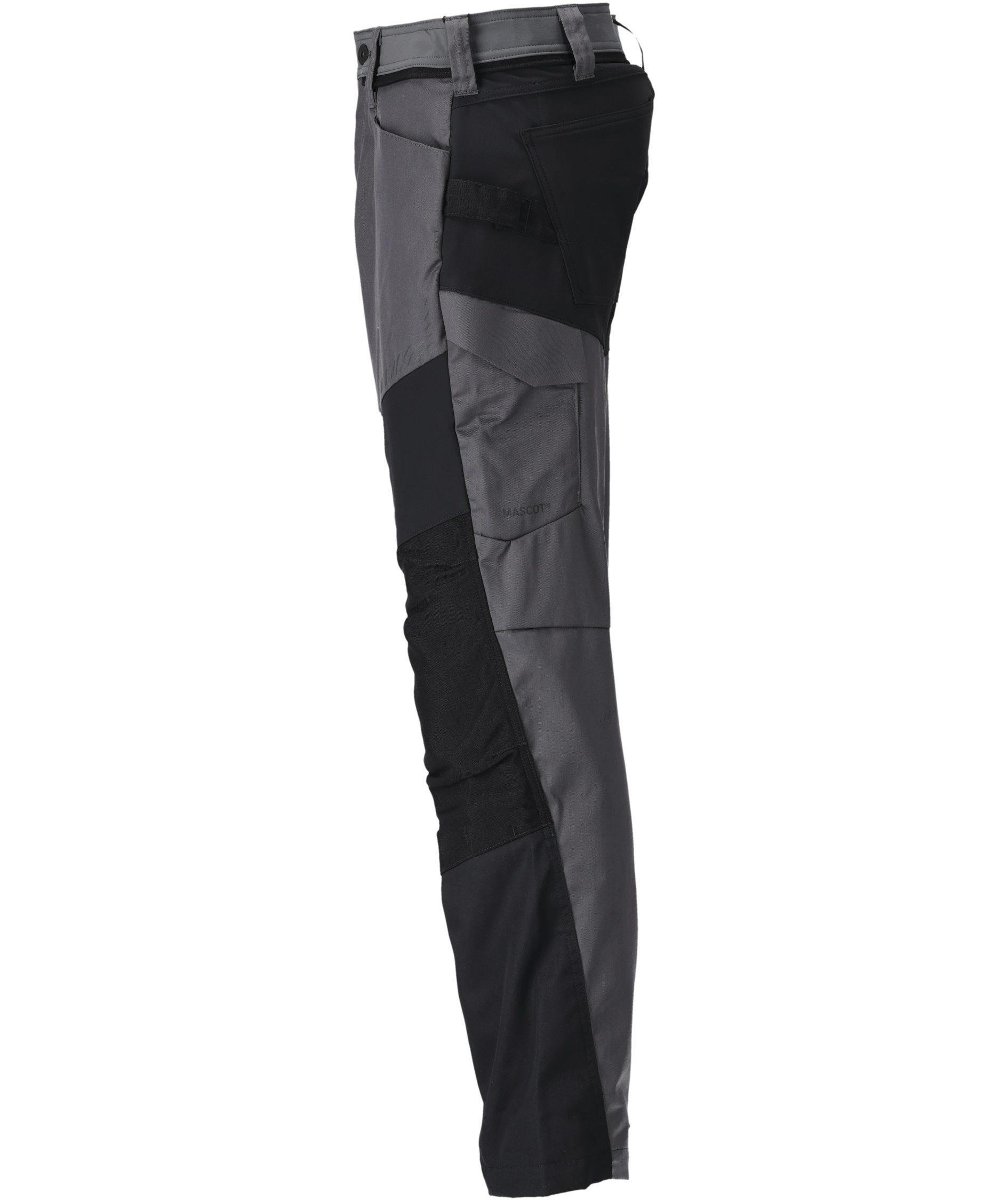 Mascot Customized arbeidsbukse, Stengr&aring;/Svart, large image number 3