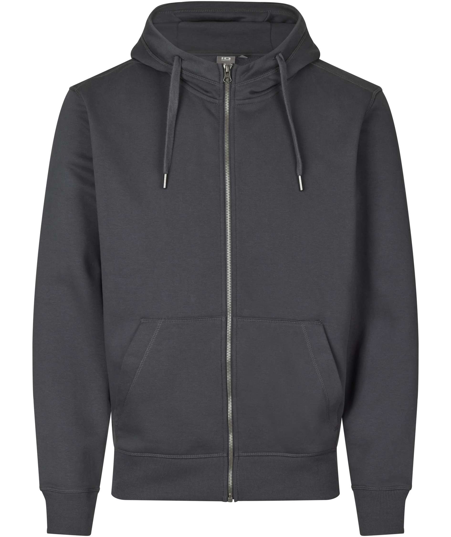 ID Core hoodie med dragkedja, Koksgr&aring;, Koksgr&aring;, swatch