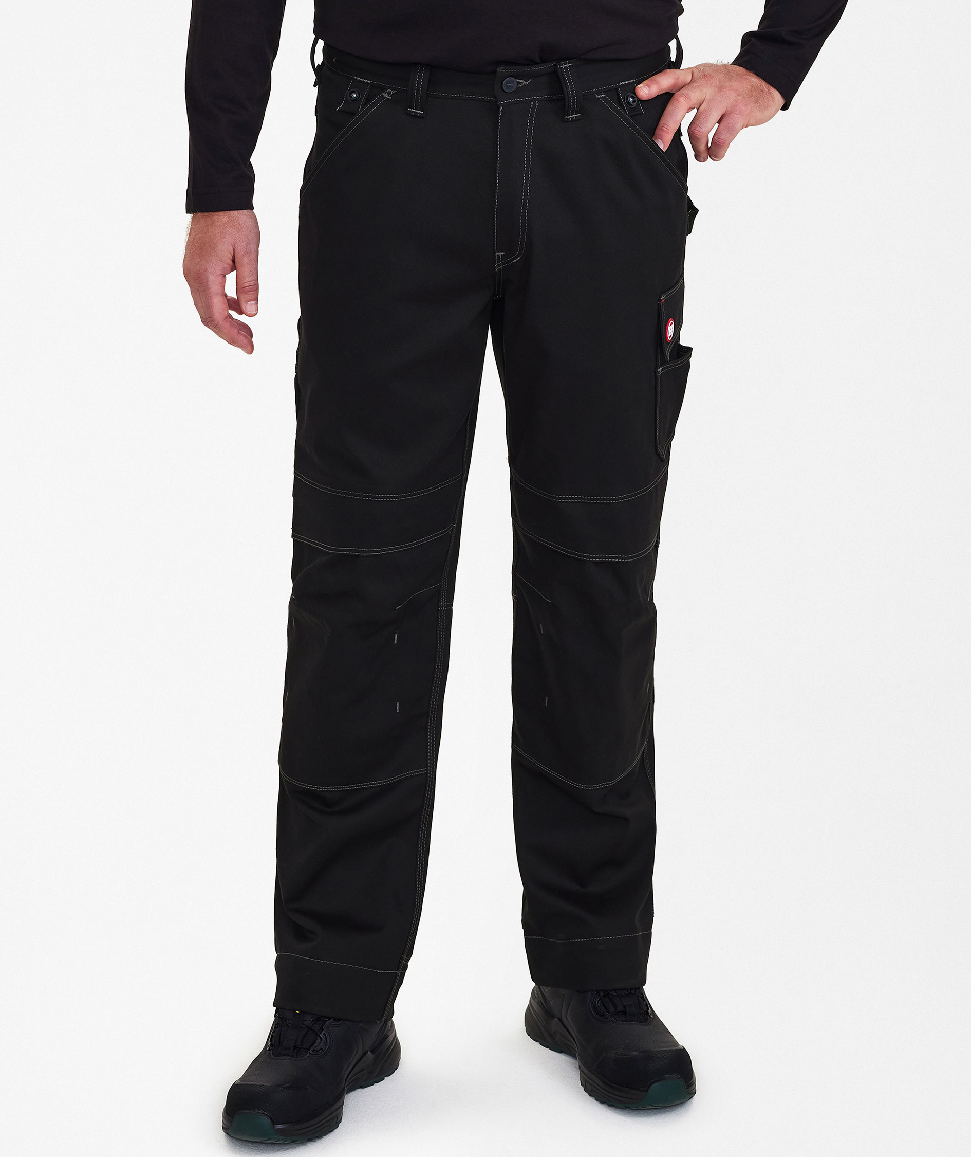 Engel Combat Arbetsbyxa, Svart, large image number 1