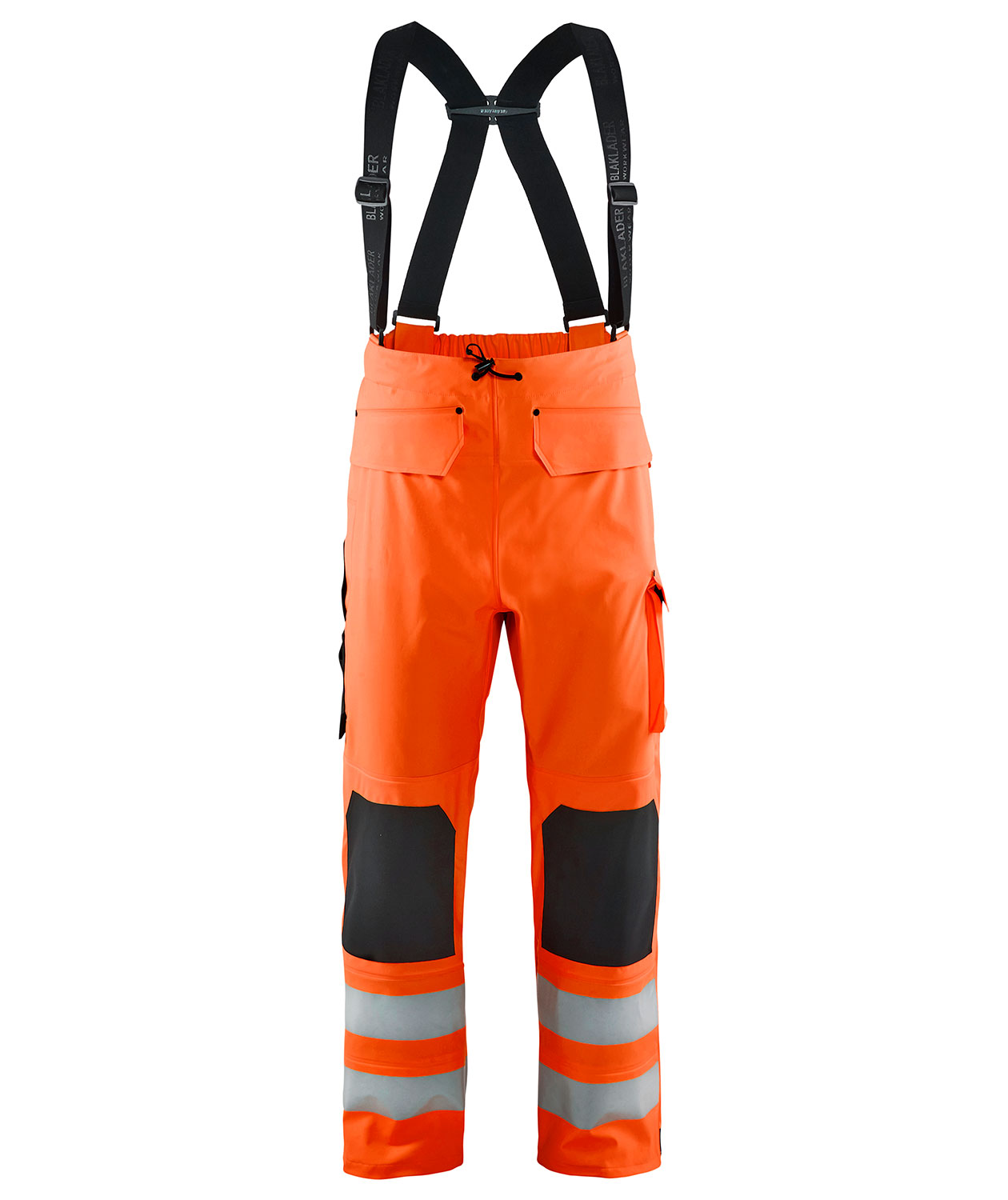 Bl&aring;kl&auml;der regnbukser, Hi-vis Orange, Hi-vis Orange, swatch