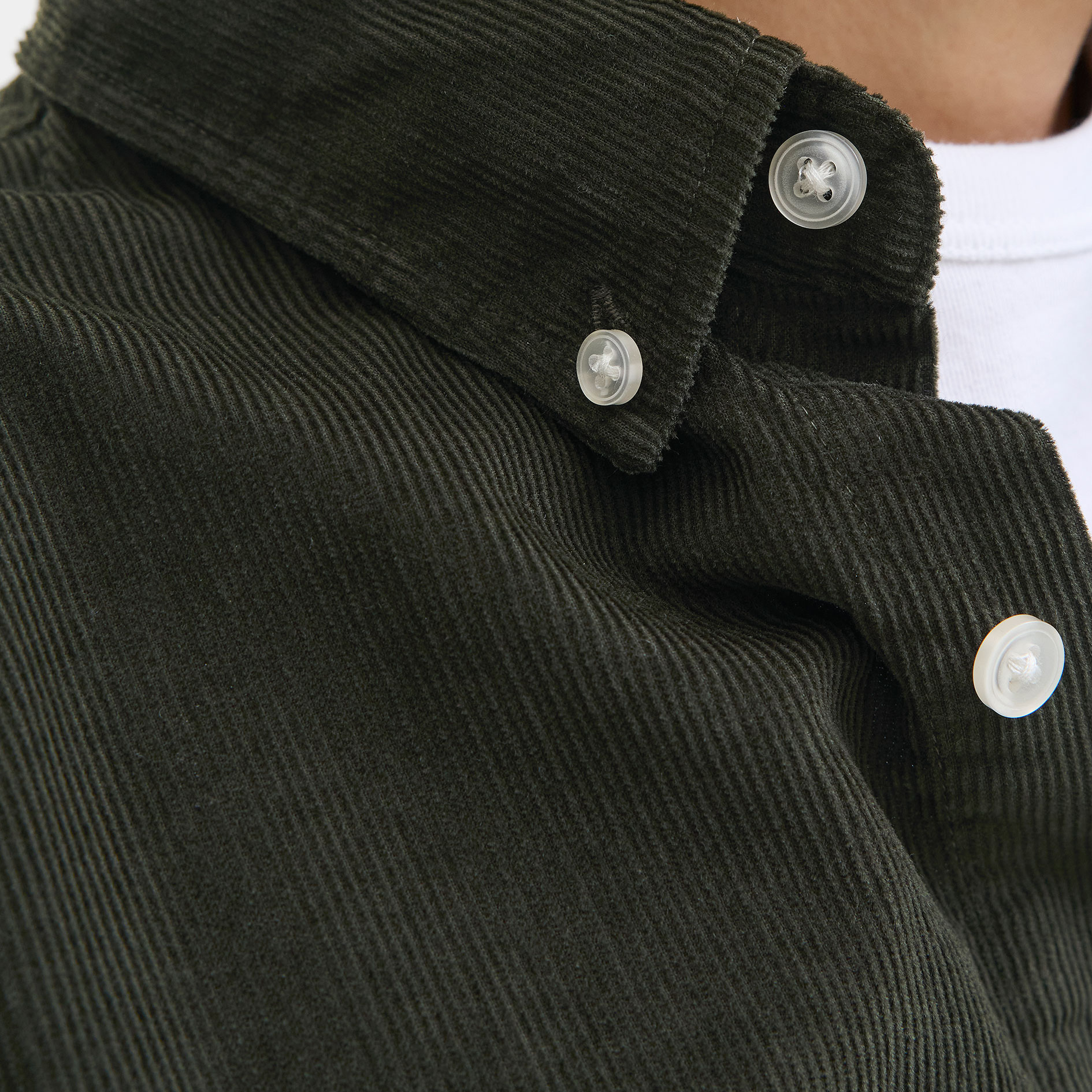 Jack & Jones JJECLASSIC Corduroy shirt, Rosin, large image number 4