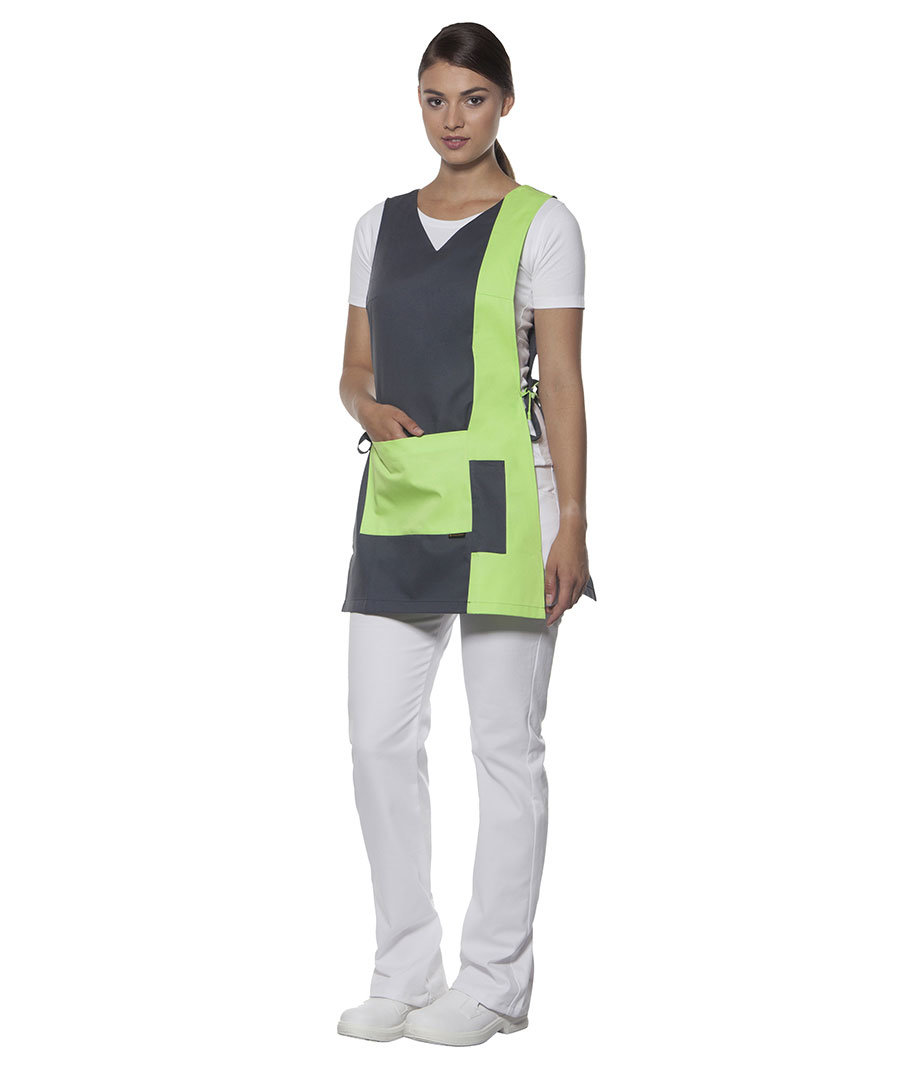 Karlowsky Marilies dubbelf&ouml;rkl&auml;de med fickor, Gr&aring;/Gr&ouml;n