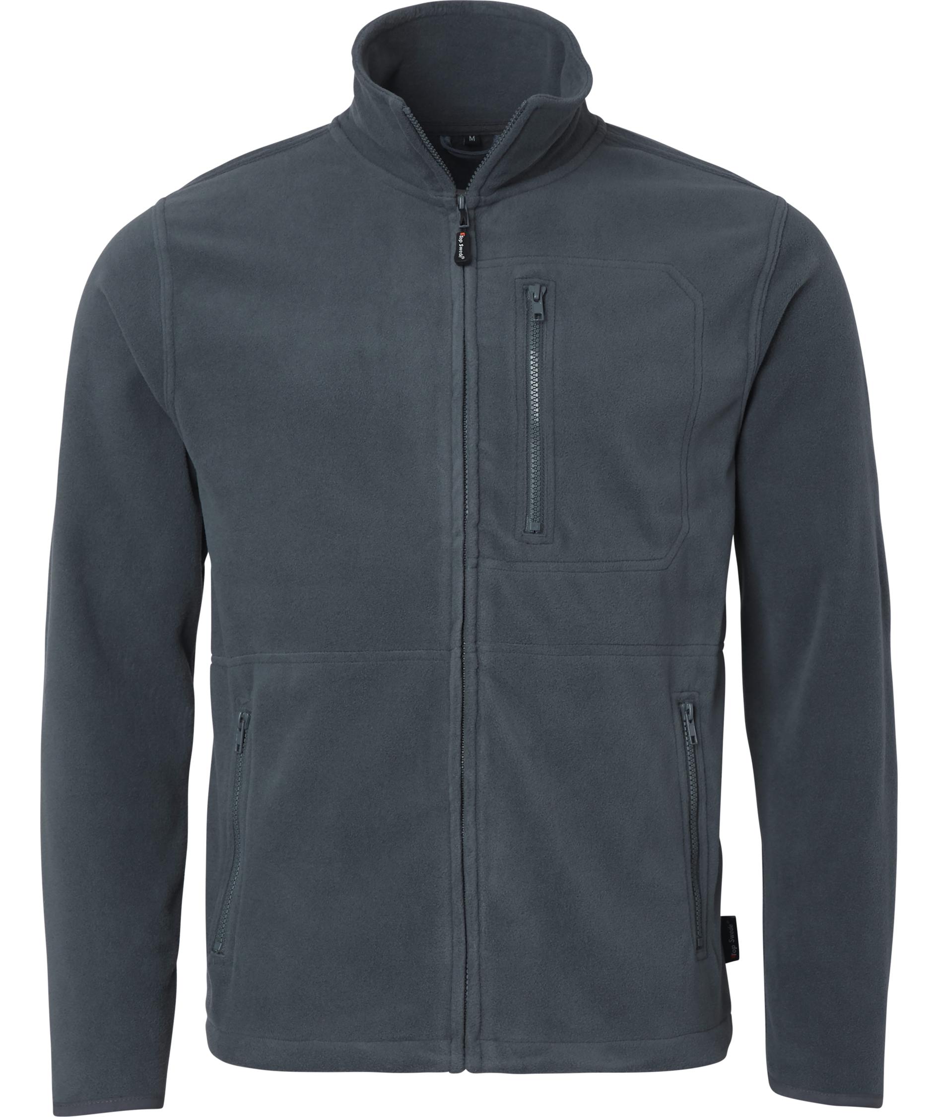 Top Swede fleece jacket 4642, Dark Grey