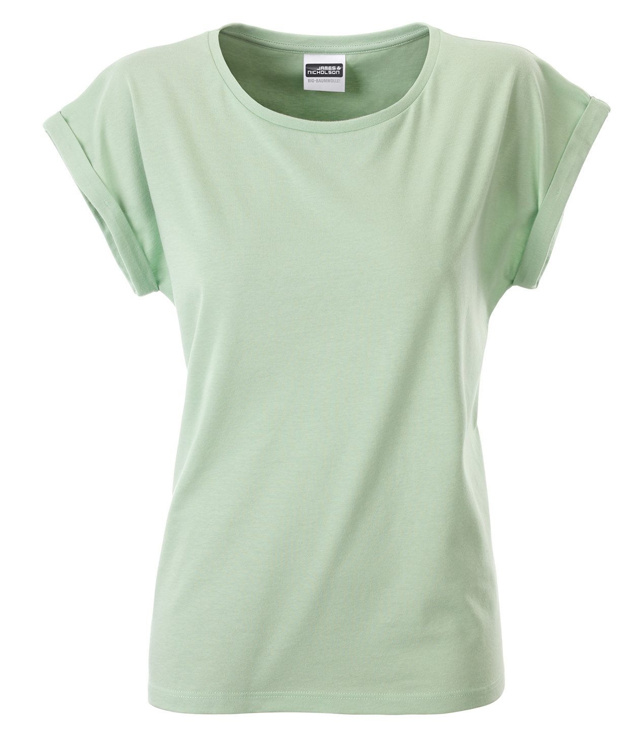 James & Nicholson Basic women's T-shirt, Soft-Green, large image number 0