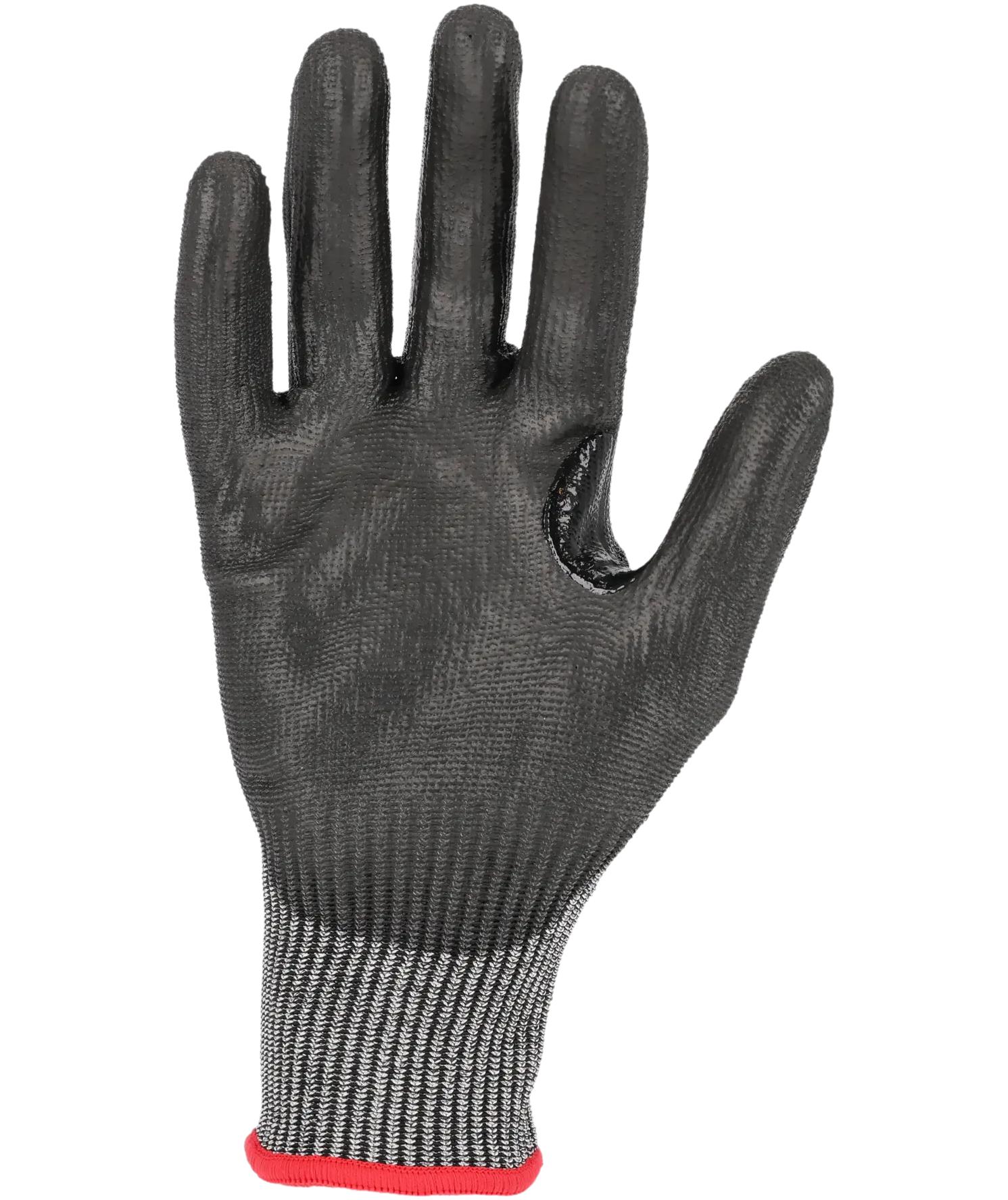 Tegera 490 cut protection gloves Cut F, Black/Grey, large image number 2