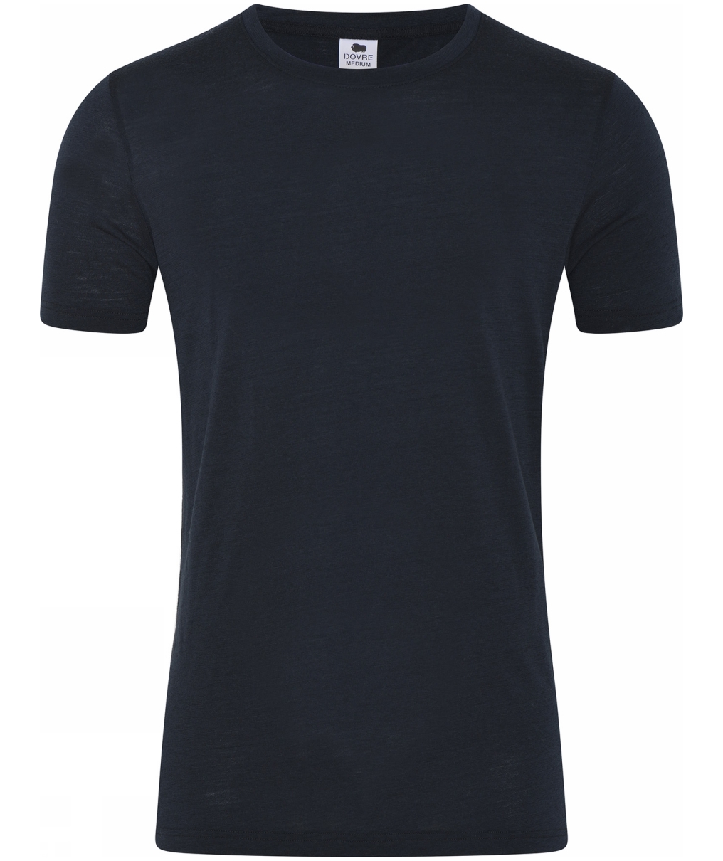 Dovre wool undershirt, Black