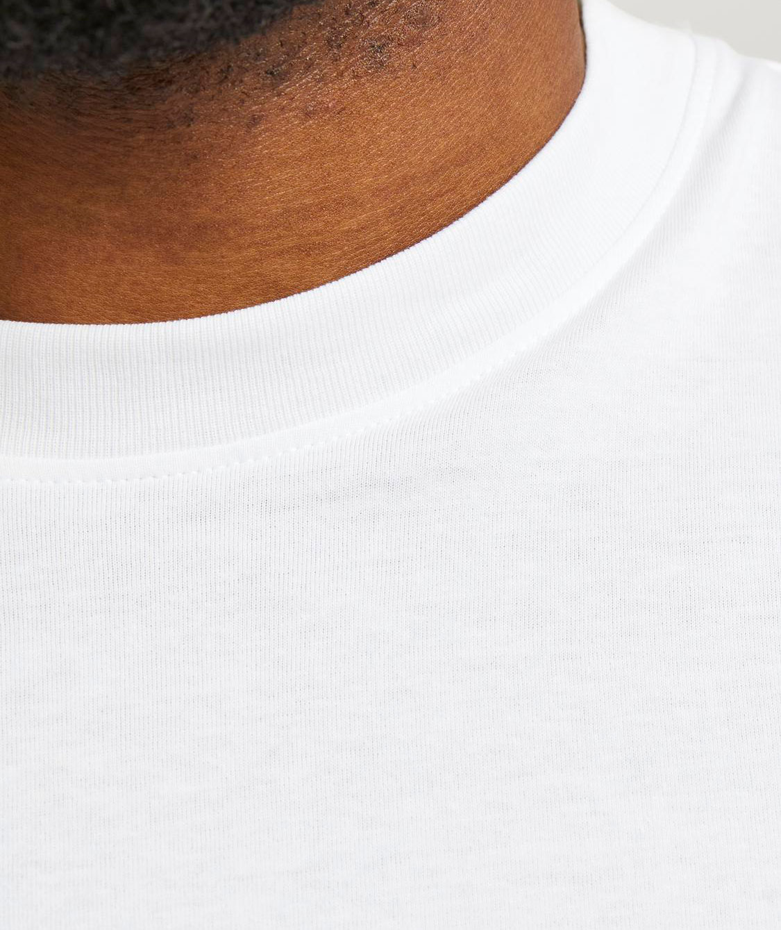 Jack & Jones Plus JJEBRADLEY T-shirt, White, large image number 3