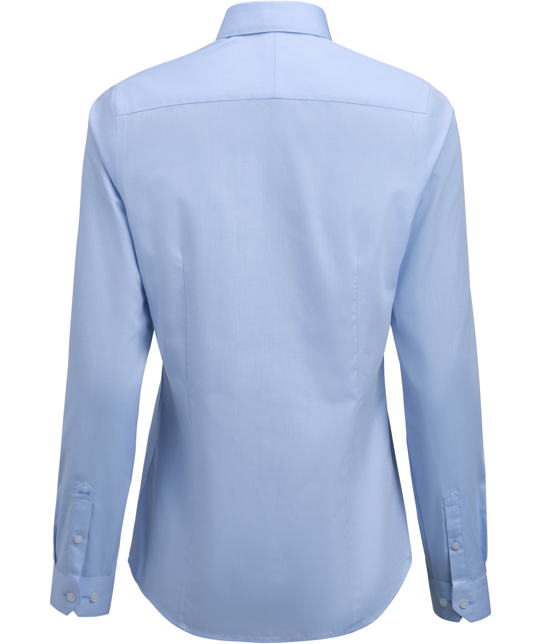 J. Harvest & Frost Twill Yellow Bow 50 contemporary fit dameskjorte, Sky Blue