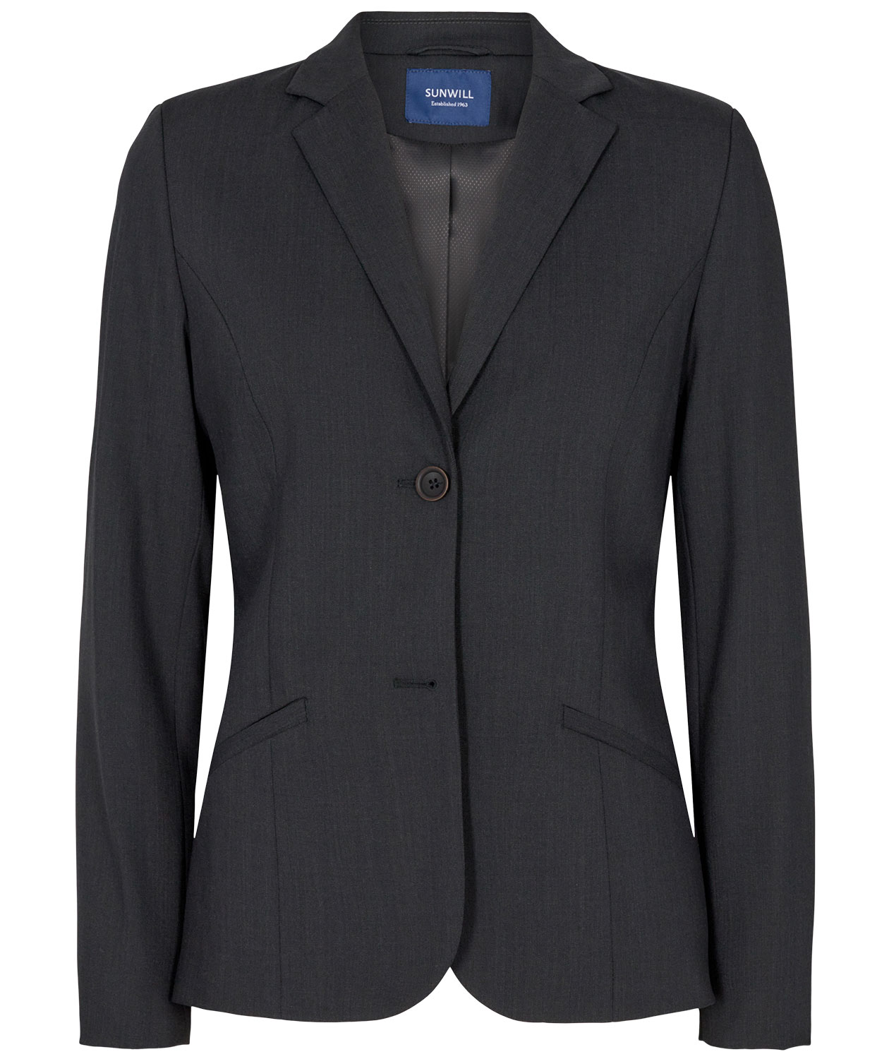 Sunwill Traveller Bistretch Regular fit kavaj dam, Charcoal