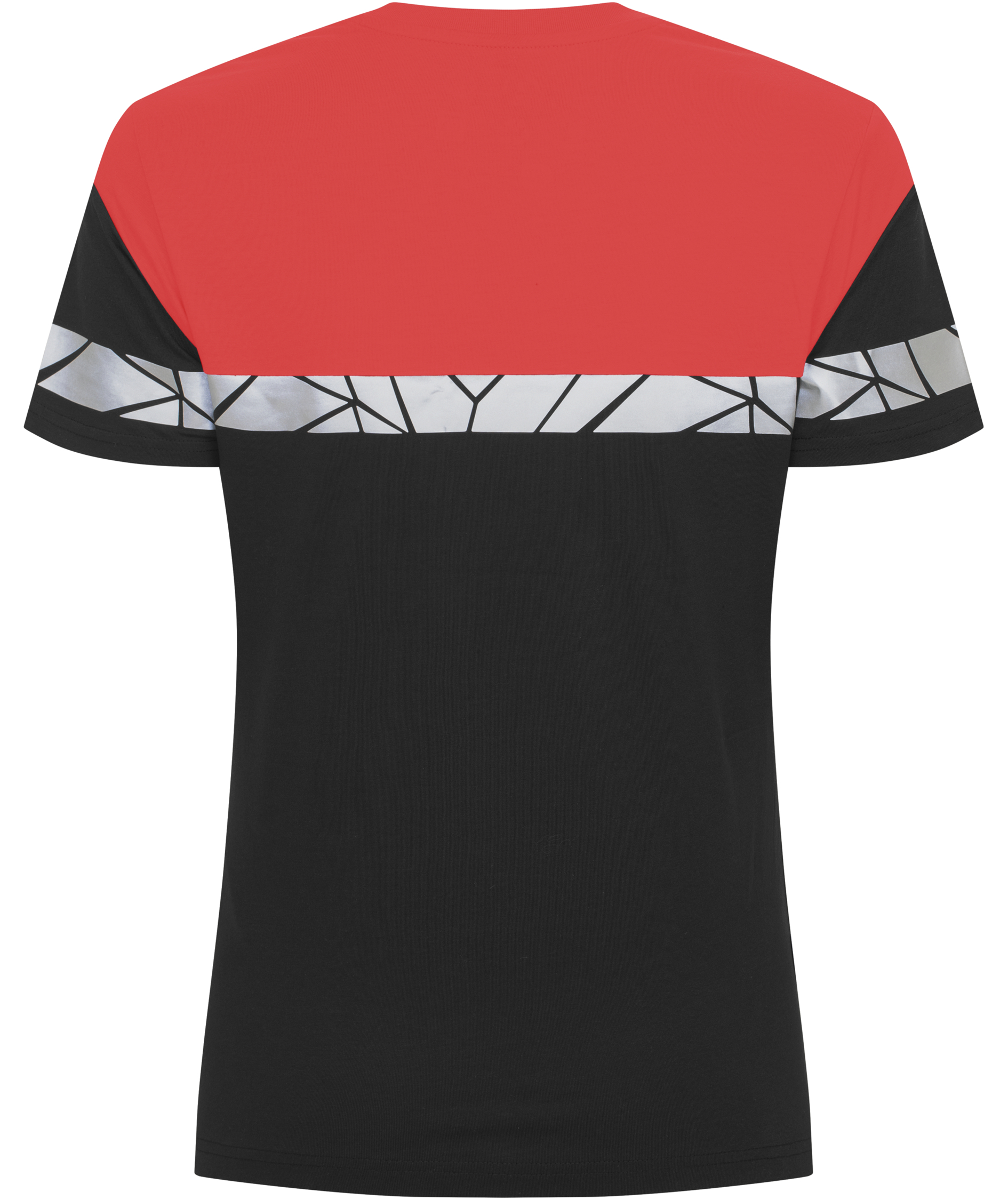 ProJob women's T-shirt 7005, Black/Red