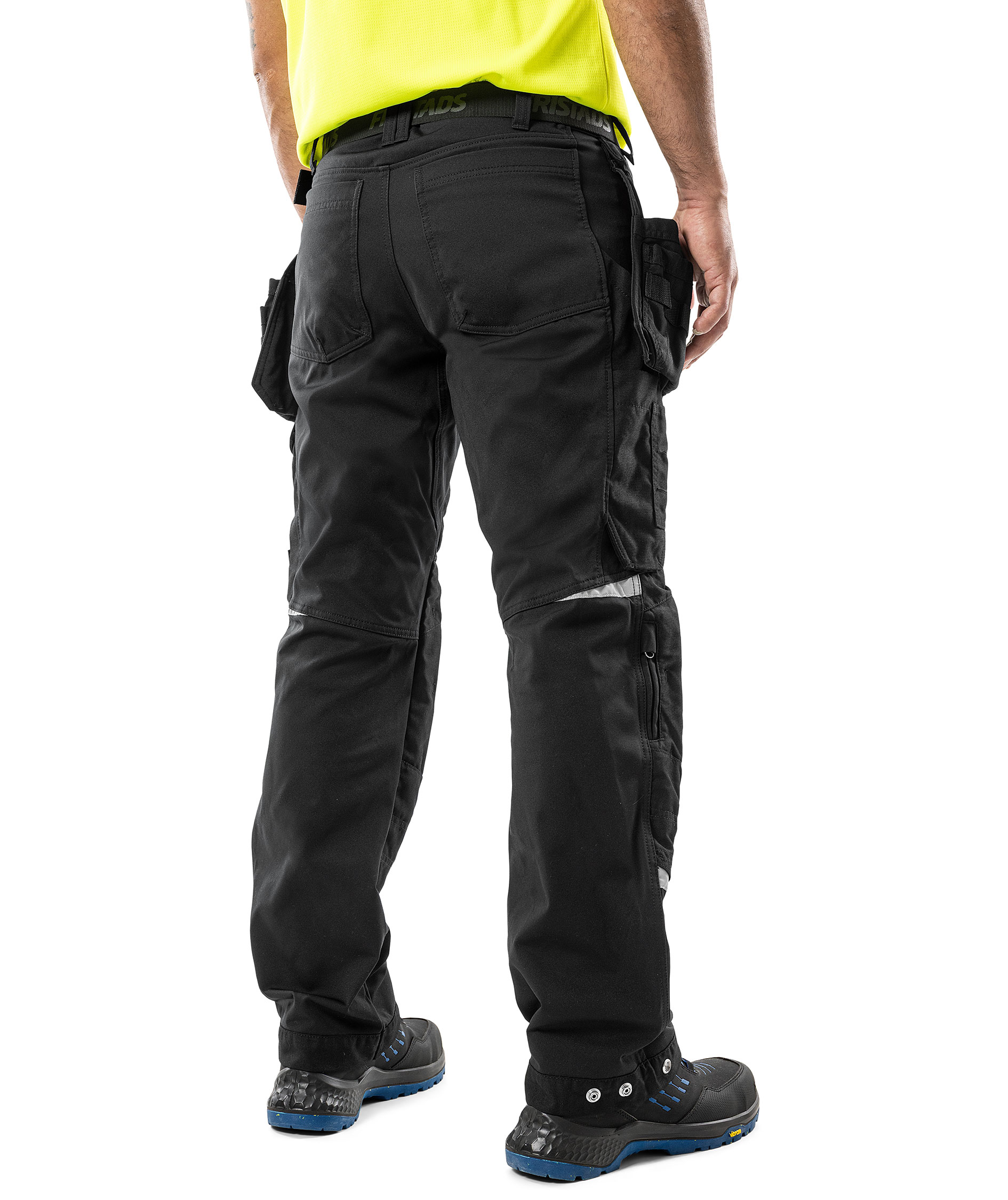 Fristads craftsman trousers 2830 GSTT full stretch, Black, large image number 4