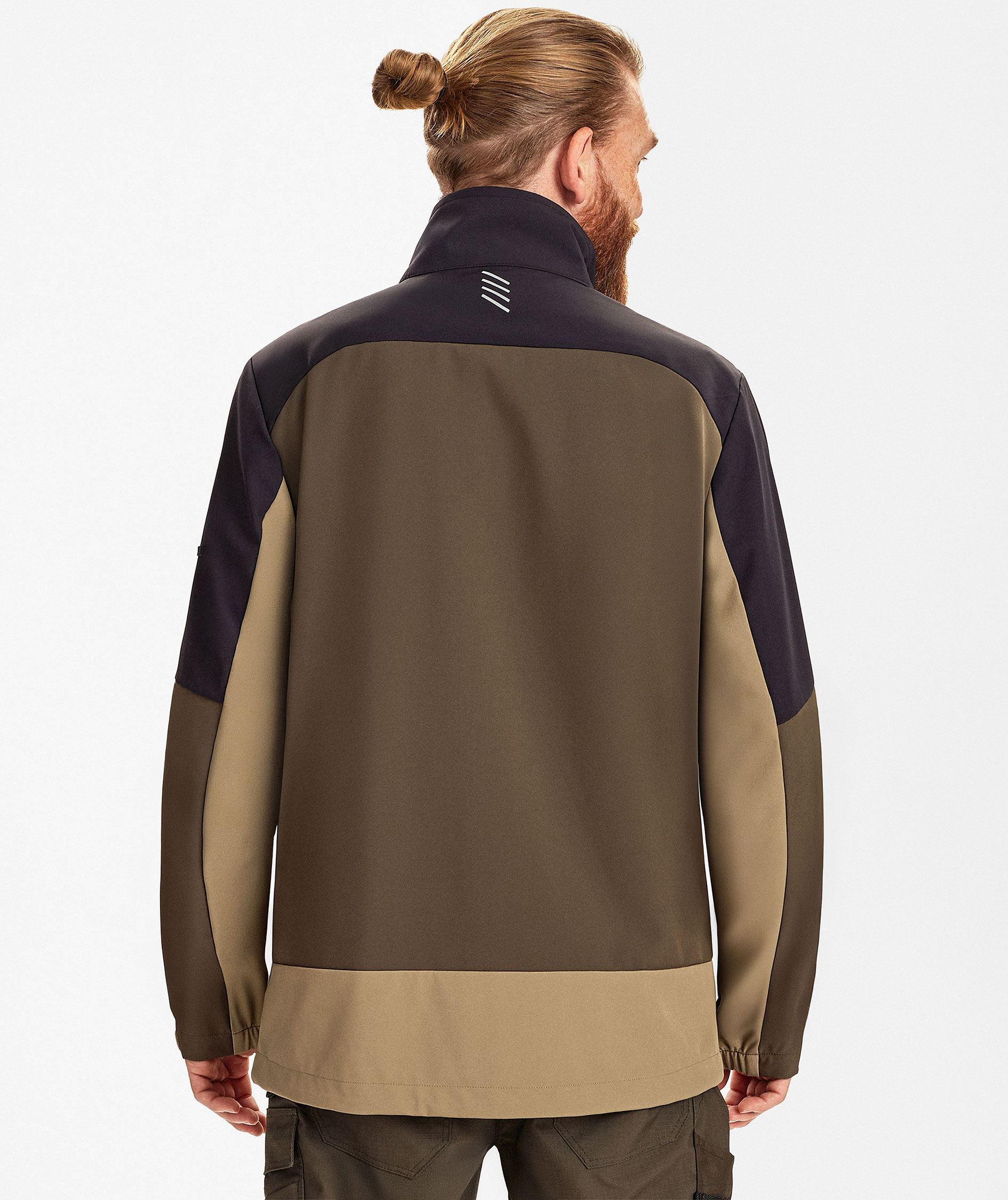 Engel Entire softshelljacka, Forest Green/Black, large image number 4