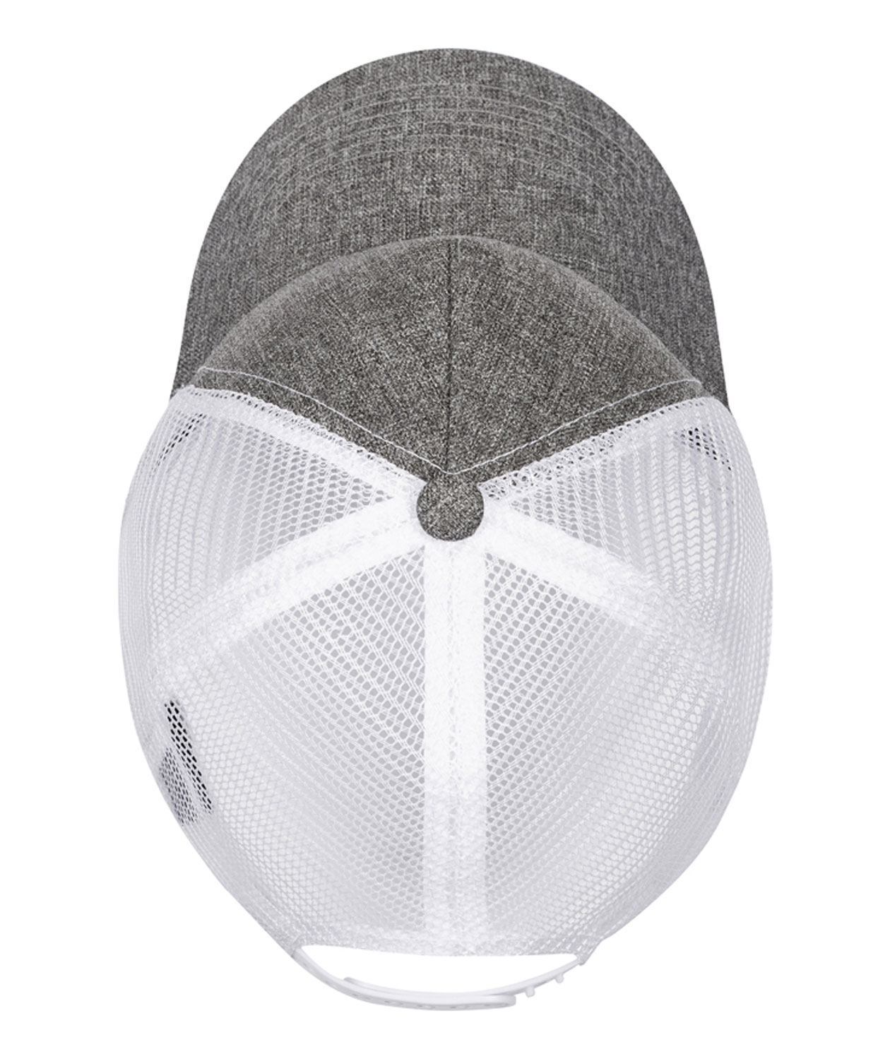 Karlowsky Trucker mesh cap, Grey Melange/White, Grey Melange/White, large image number 4