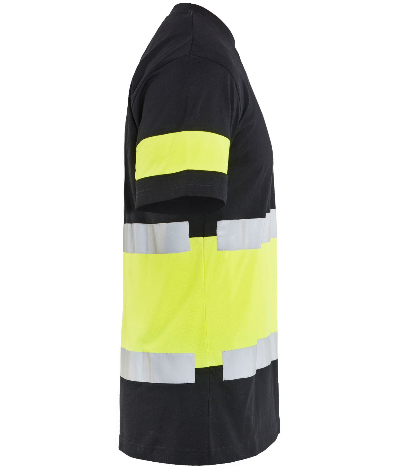 Bl&aring;kl&auml;der T-skjorte, Svart/Hi-Vis Gul, large image number 1