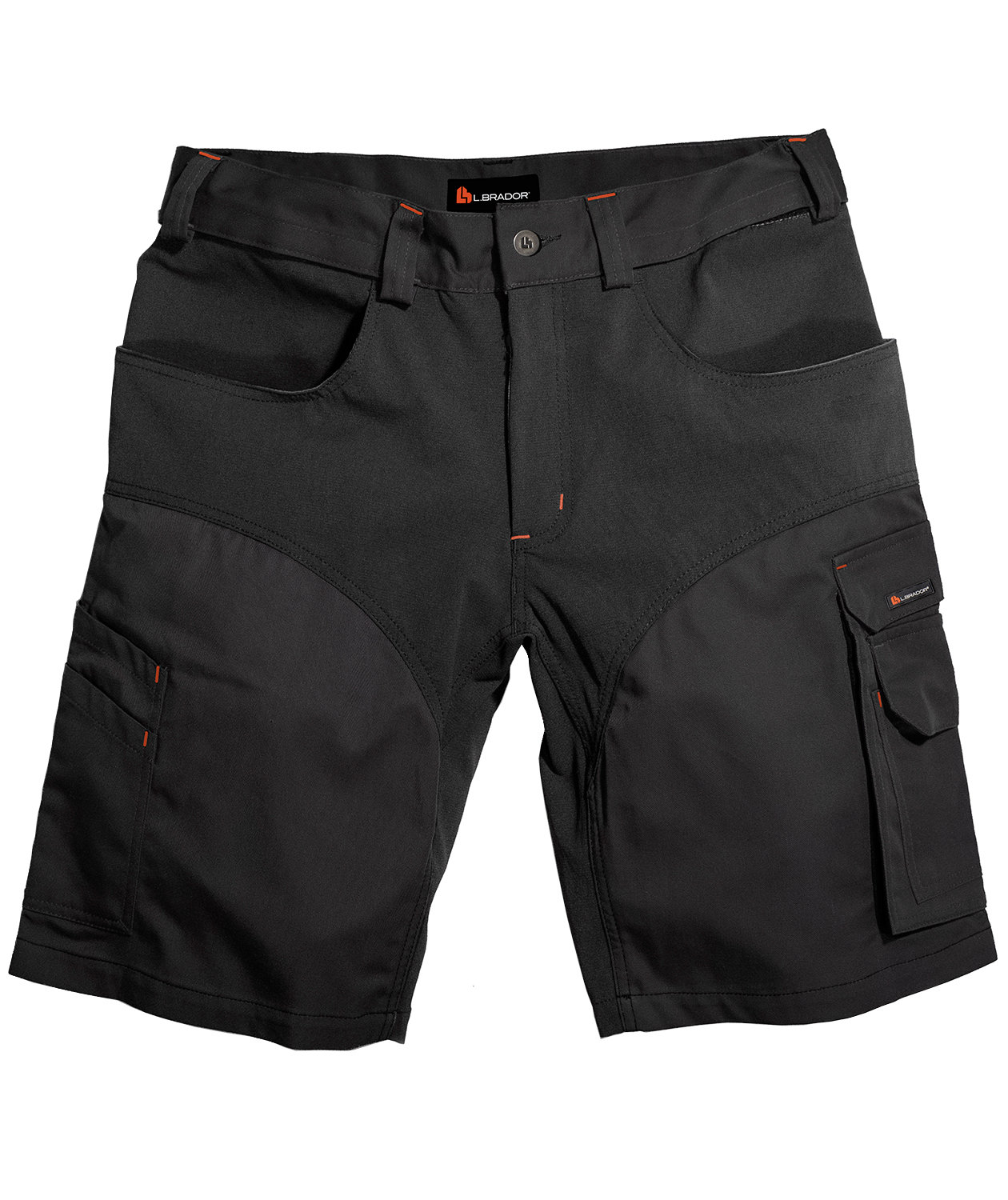 L.Brador arbejdsshorts 1490PB, Sort