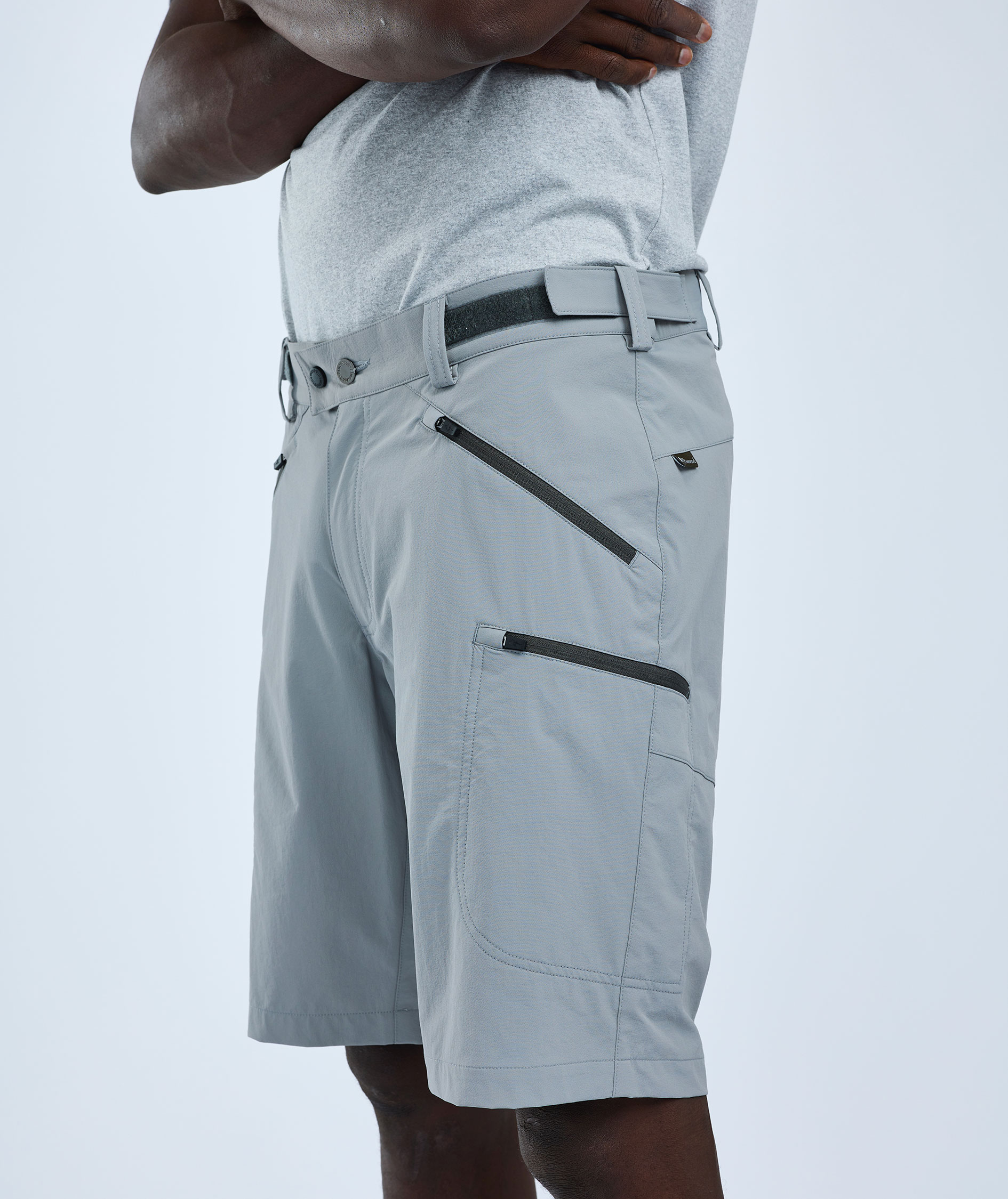 Pinewood Abisko Light Stretch shorts, Mid Grey, large image number 5