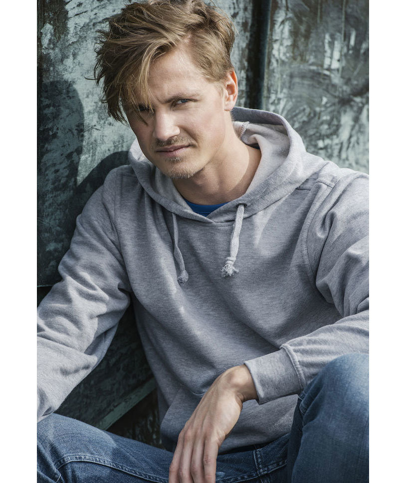 Clique Basic hoodie, Gr&aring;melerad