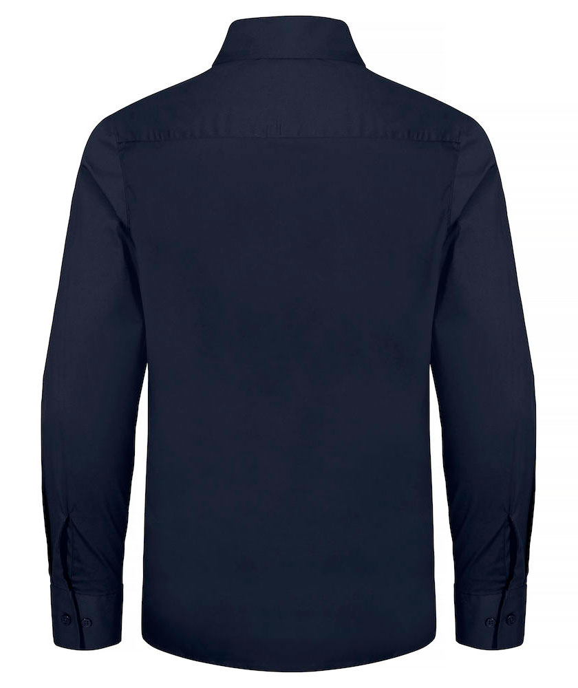 Clique Stretch Shirt, Dark navy